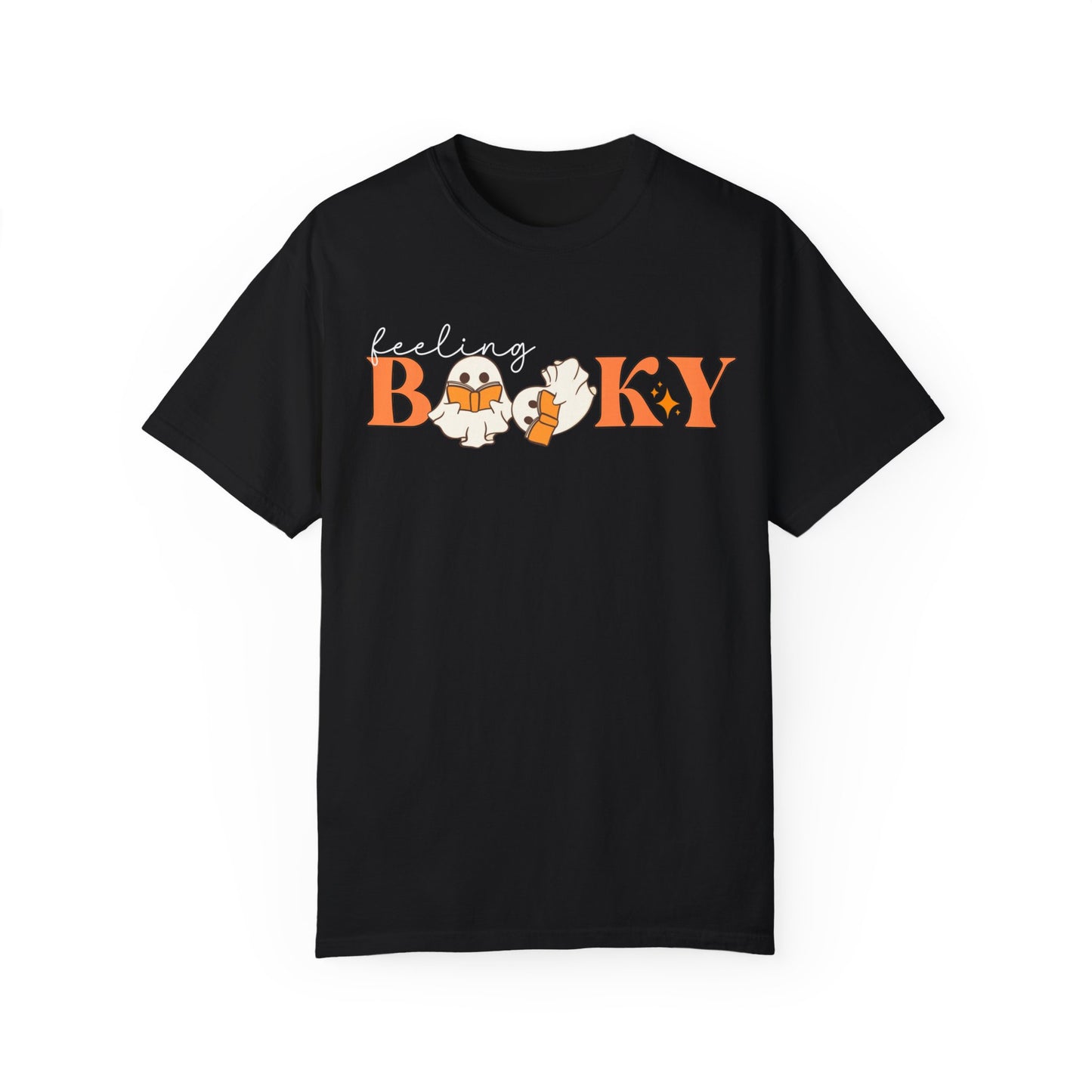 Feeling Booky Ghosts Reading Books Shirt, Books Lover Ghost Gift, Cute Little Ghost Shirt, Womens Halloween Shirt, Spooky Season Shirt Tee - Bebe Buchi