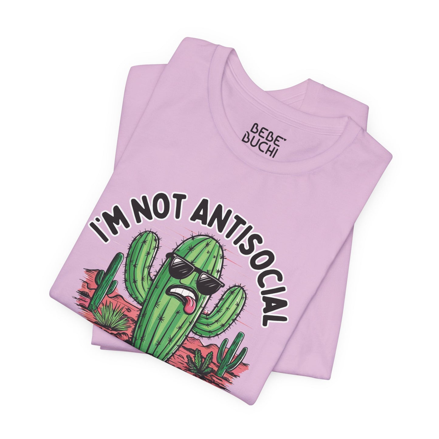 I'm Not Antisocial Funny T-Shirt Silly Meme Tee Mental Health Goofy Y2K Shirt Trendy Cartoon Vintage ADHD Funny Shirts - Bebe Buchi