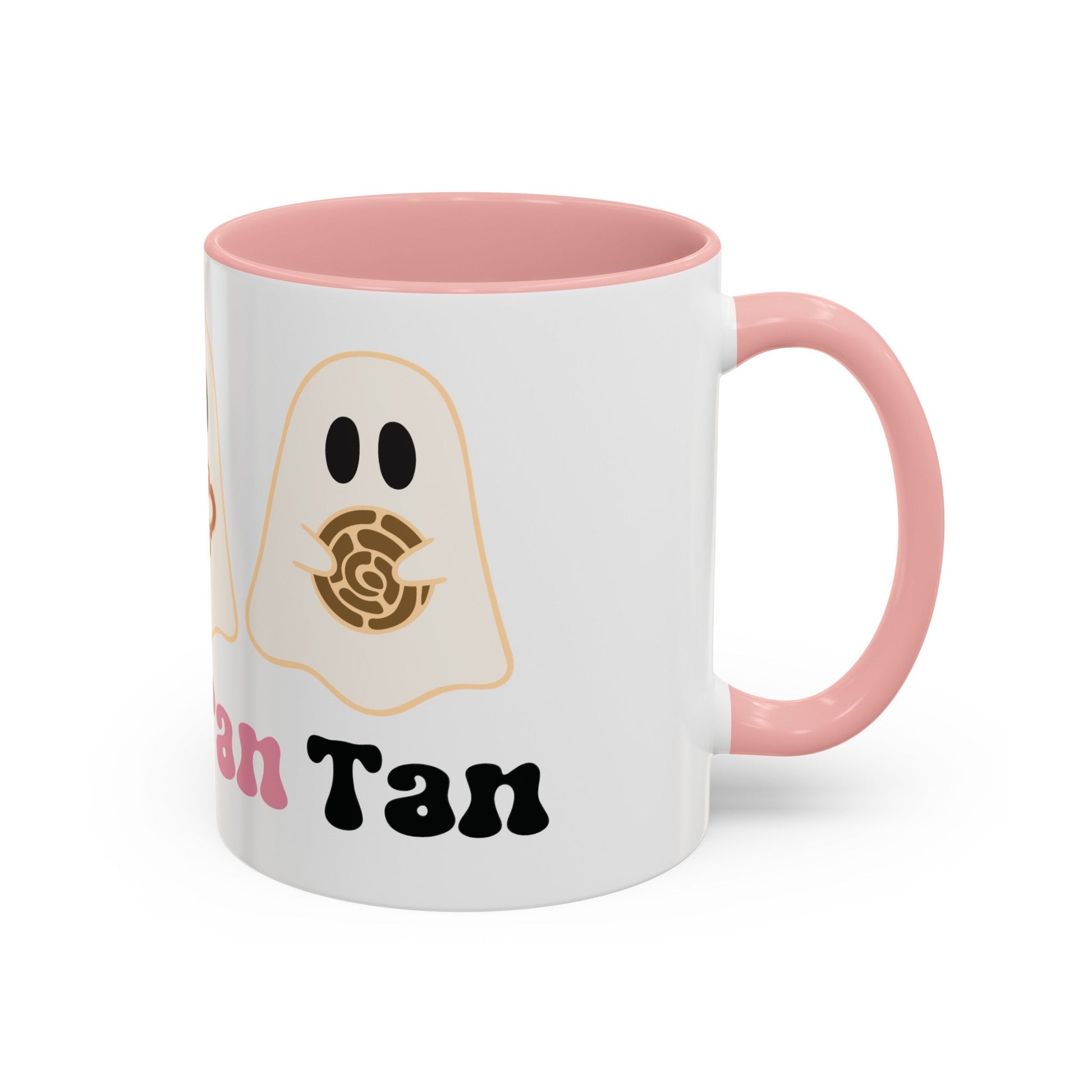 Aqui EsPanTan Accent Coffee Mug for Halloween Cute Kawaii Ghost - Bebe Buchi