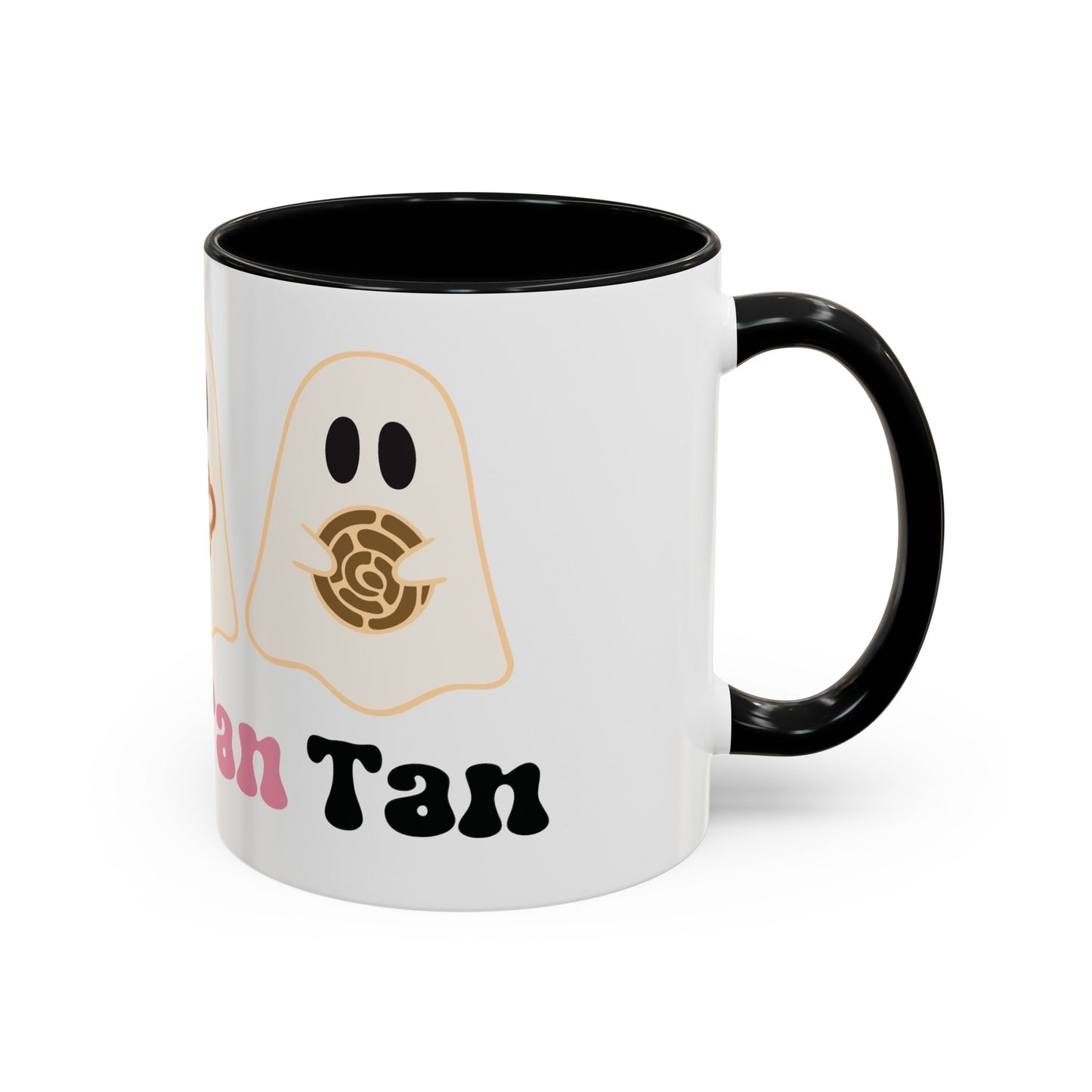 Aqui EsPanTan Accent Coffee Mug for Halloween Cute Kawaii Ghost - Bebe Buchi