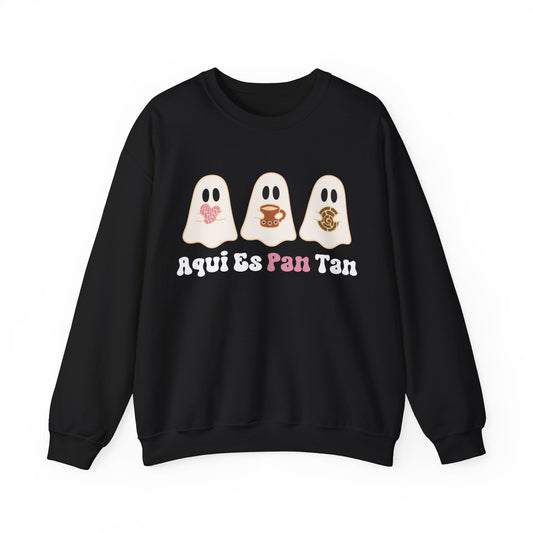 Aqui EsPanTan Unisex Heavy Blend™ Crewneck Sweatshirt - Bebe Buchi