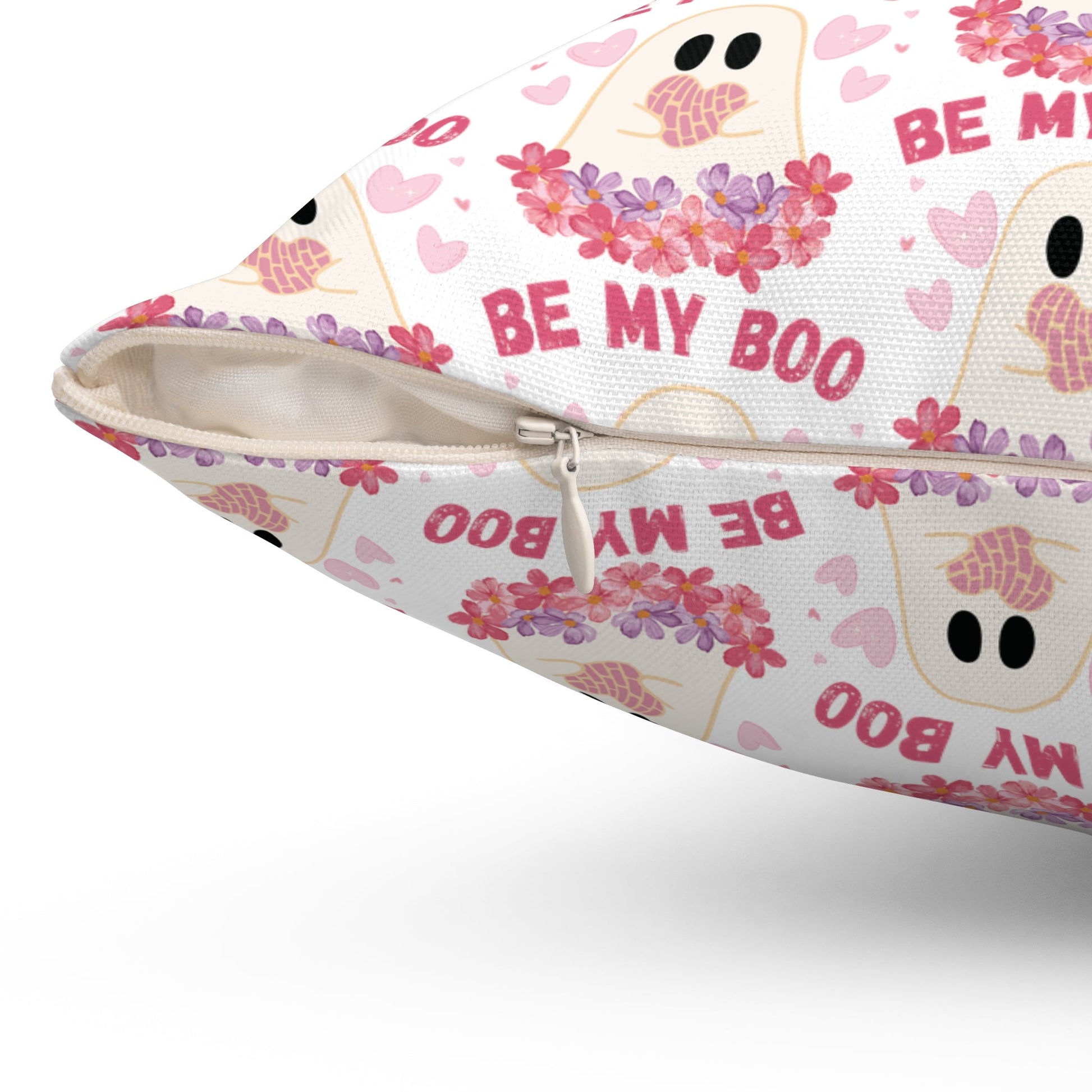 Be My Boo Pillow, Pan Dulce Concha Throw Pillow - Bebe Buchi