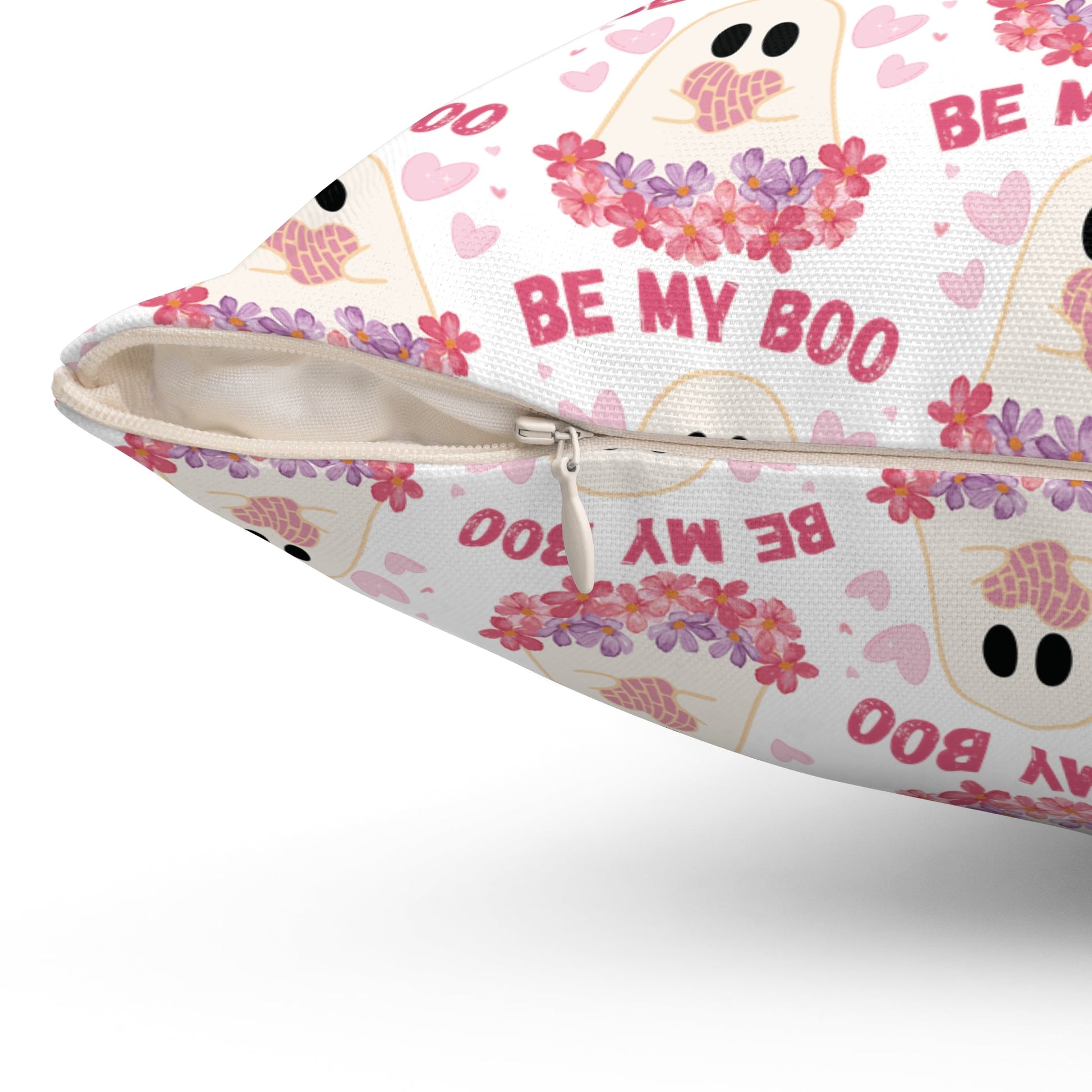 Be My Boo Pillow, Pan Dulce Concha Throw Pillow - Bebe Buchi