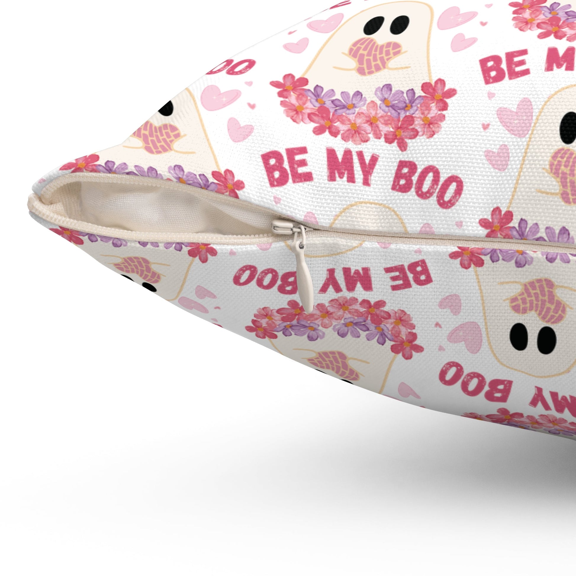 Be My Boo Pillow, Pan Dulce Concha Throw Pillow - Bebe Buchi