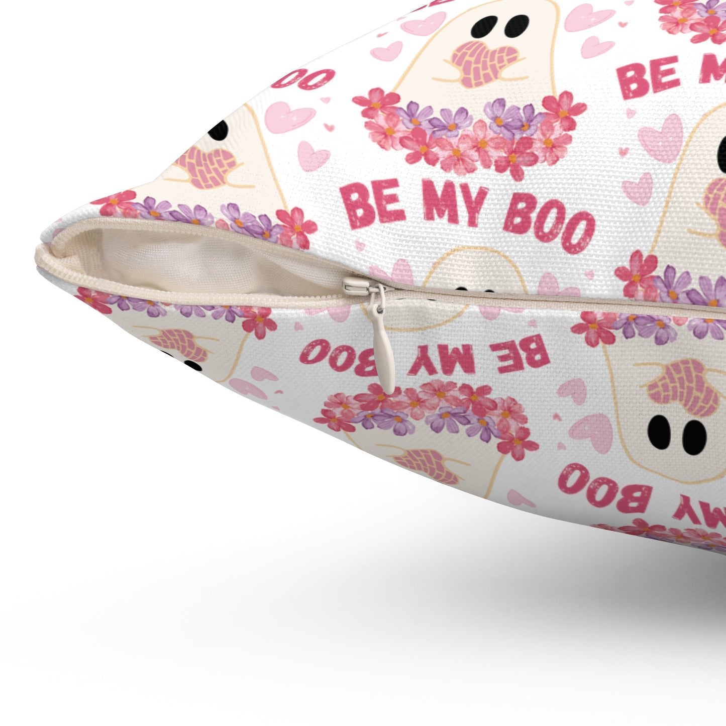 Be My Boo Pillow, Pan Dulce Concha Throw Pillow - Bebe Buchi