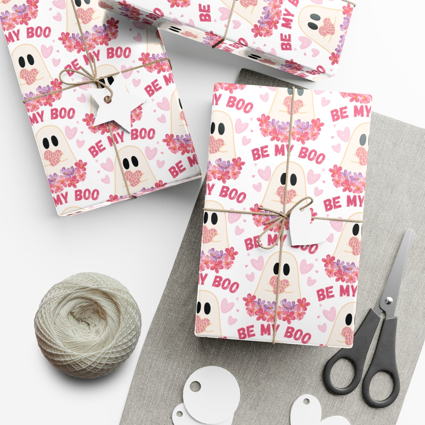 Be My Boo Valentine's Day Gift Wrap Papers - Bebe Buchi