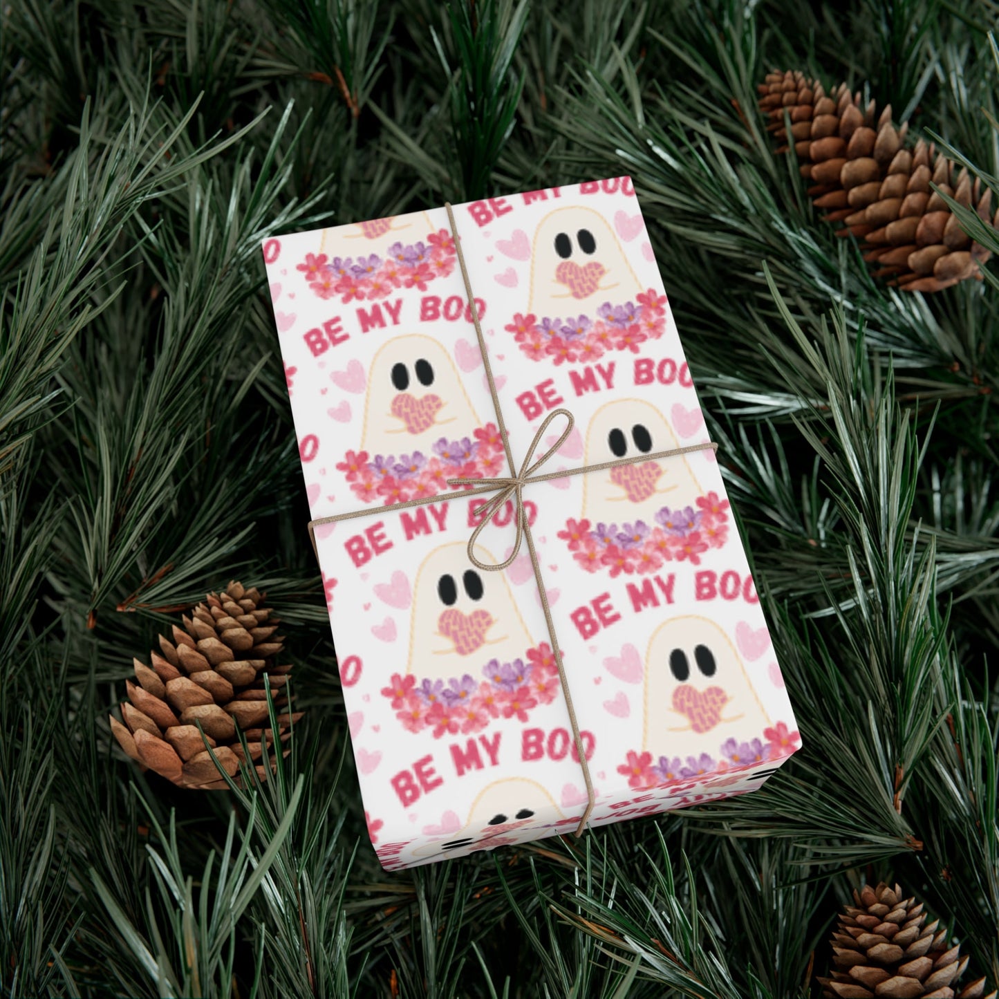 Be My Boo Valentine's Day Gift Wrap Papers - Bebe Buchi