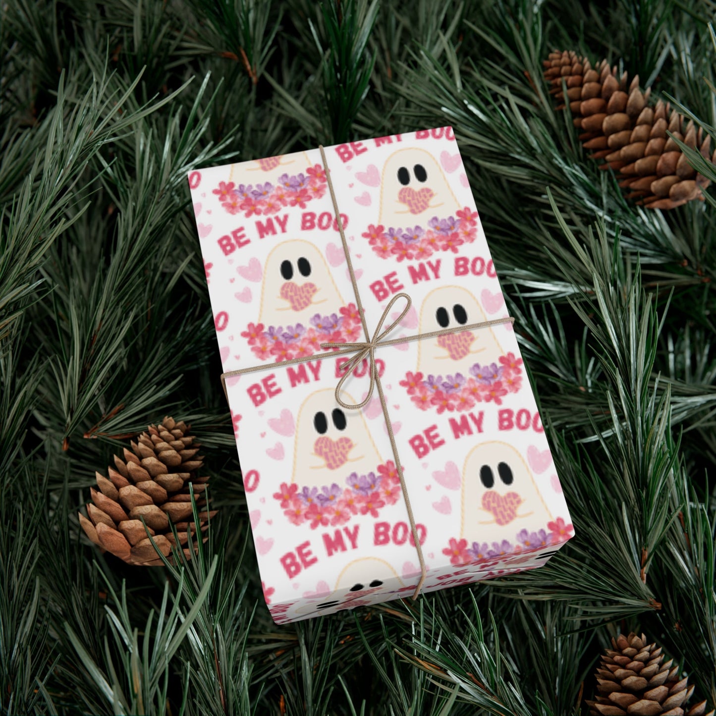 Be My Boo Valentine's Day Gift Wrap Papers - Bebe Buchi