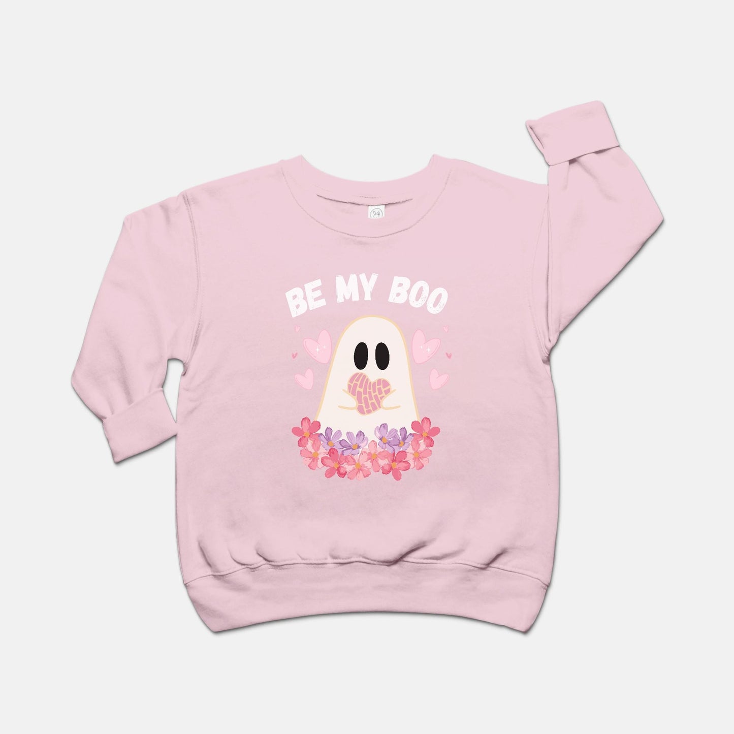 Be My Boo Valentines Toddler Crew Neck Sweatshirt - 3317 - Bebe Buchi