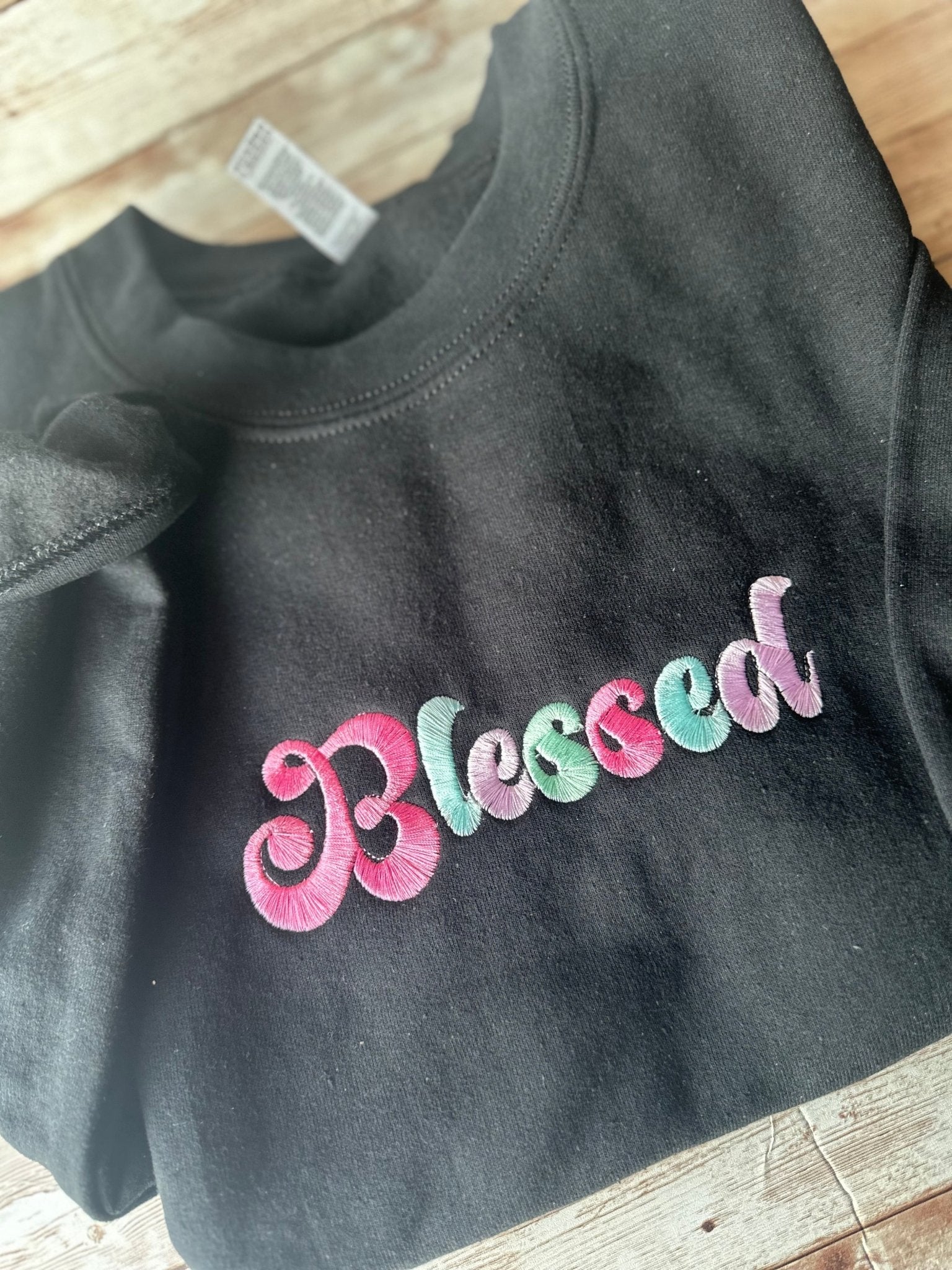 Blessed Unisex Sweatshirt - Christian Faith Apparel | Cozy Cotton, Scripture, and Jesus Inspired | Religious Crewneck - Bebe Buchi