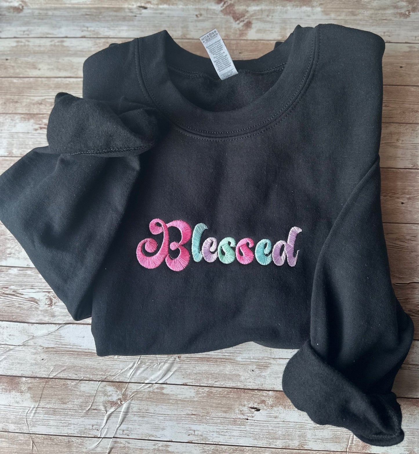 Blessed Unisex Sweatshirt - Christian Faith Apparel | Cozy Cotton, Scripture, and Jesus Inspired | Religious Crewneck - Bebe Buchi