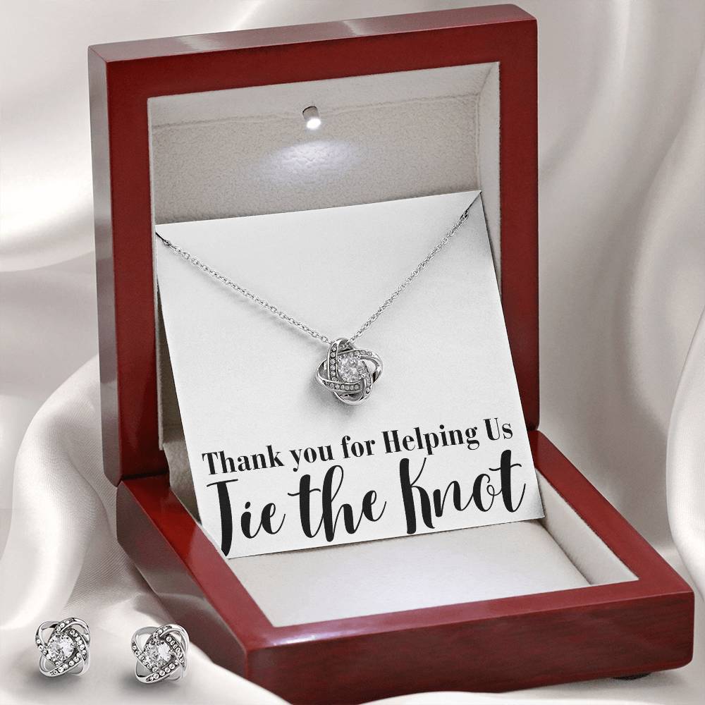 Bridesmaid Thank You Earring and Necklace Gift Set - Bebe Buchi