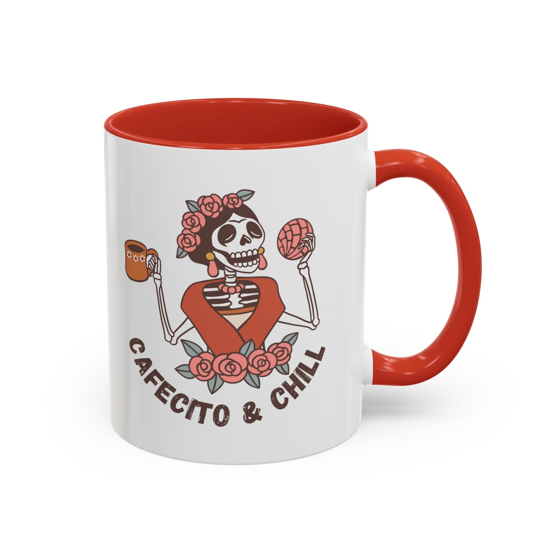 Cafecito & Chill Accent Coffee Mug, Cafecito y Chisme - Bebe Buchi