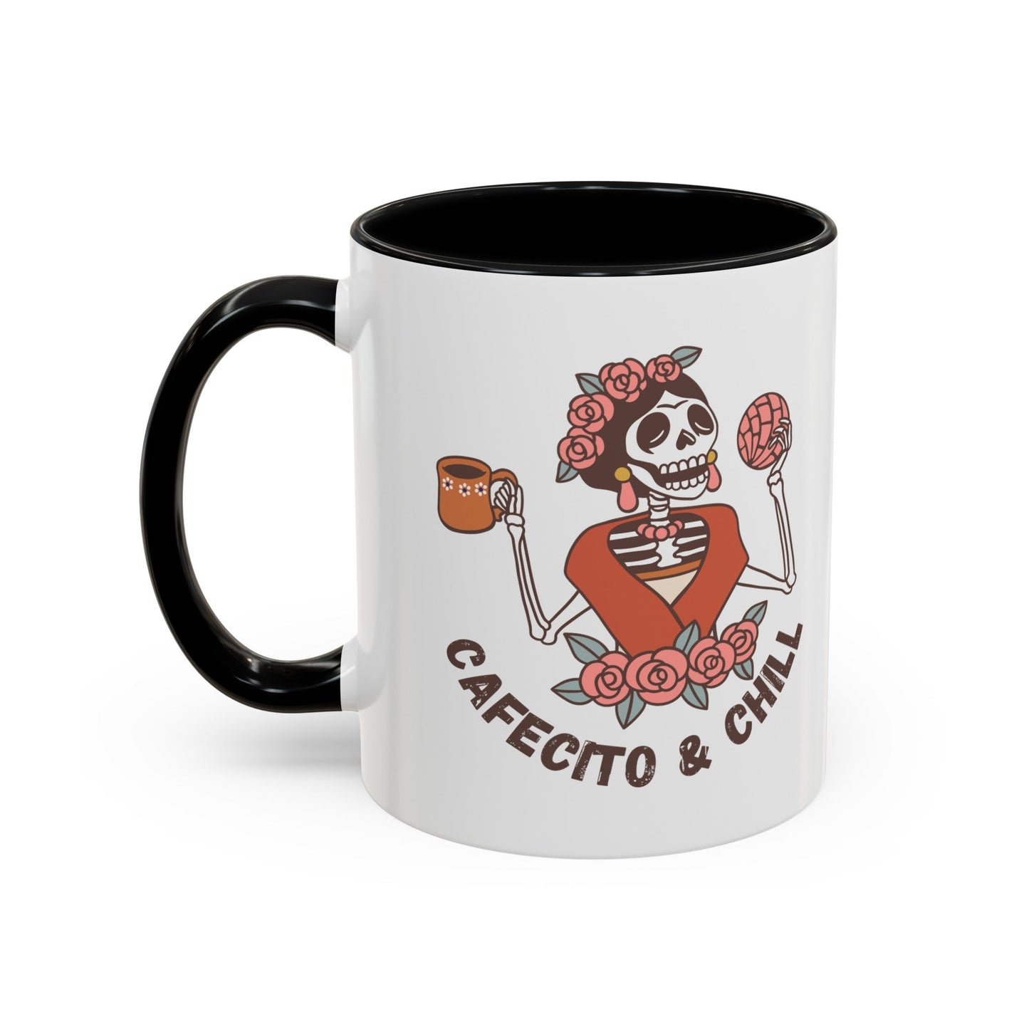 Cafecito & Chill Accent Coffee Mug, Cafecito y Chisme - Bebe Buchi