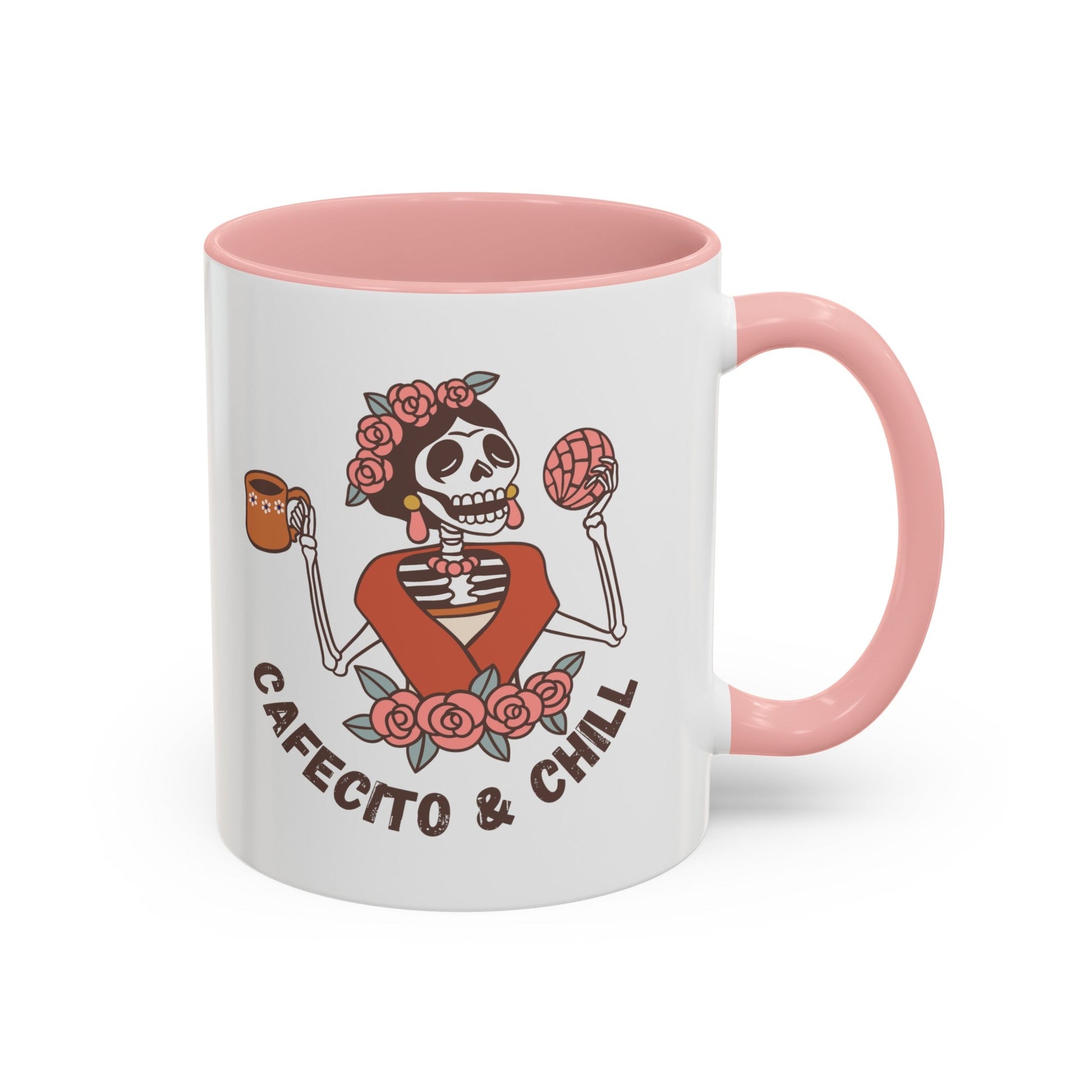 Cafecito & Chill Accent Coffee Mug, Cafecito y Chisme - Bebe Buchi