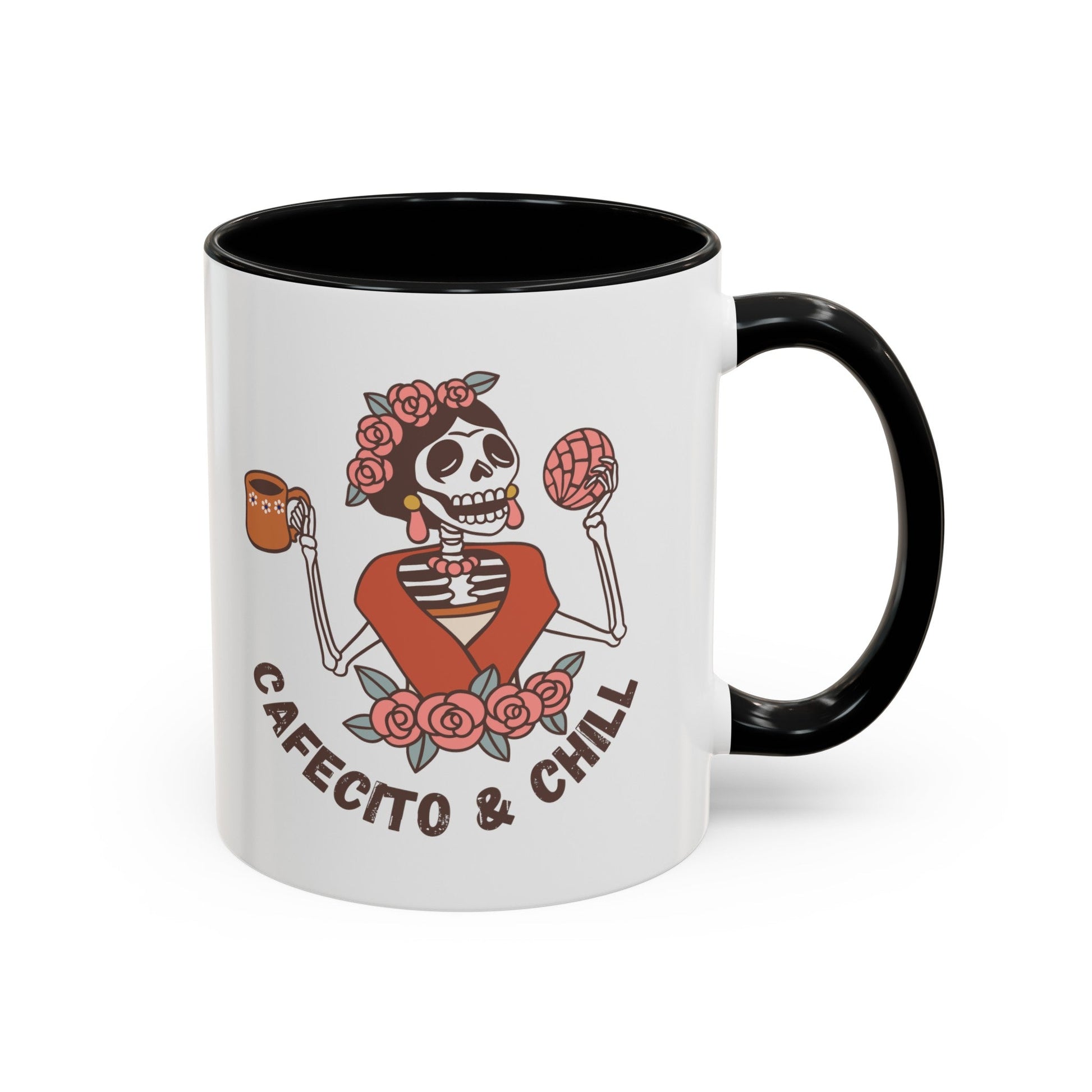 Cafecito & Chill Accent Coffee Mug, Cafecito y Chisme - Bebe Buchi