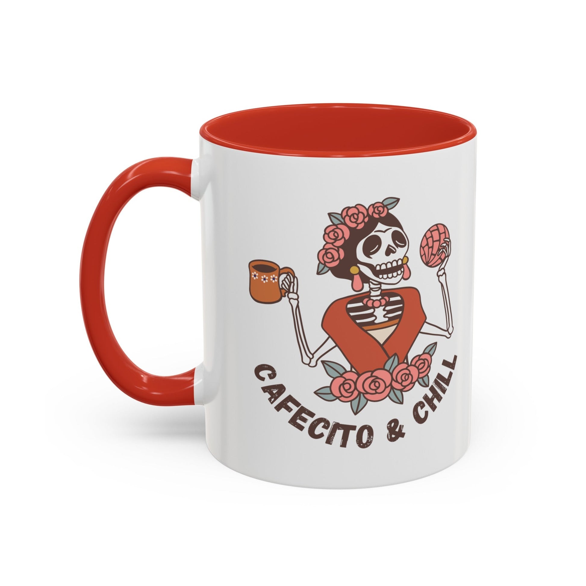 Cafecito & Chill Accent Coffee Mug, Cafecito y Chisme - Bebe Buchi