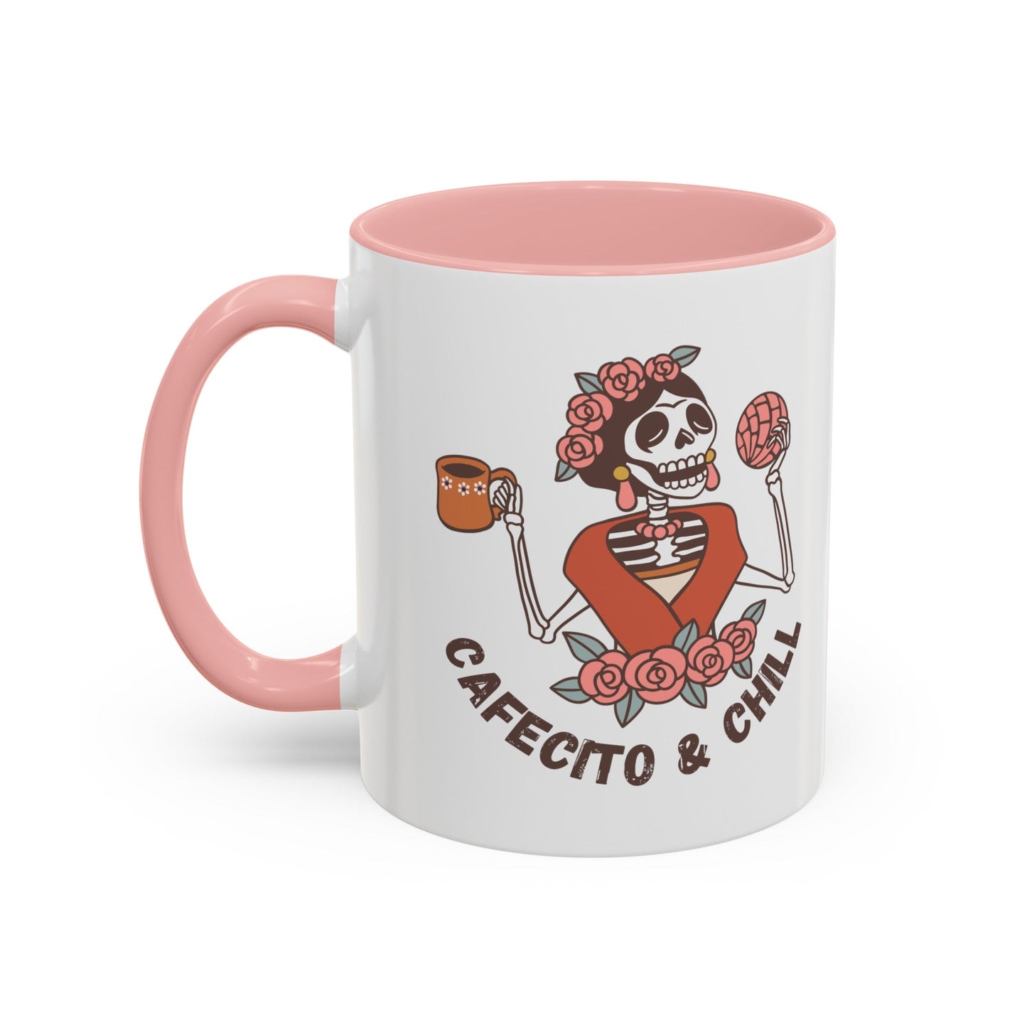 Cafecito & Chill Accent Coffee Mug, Cafecito y Chisme - Bebe Buchi