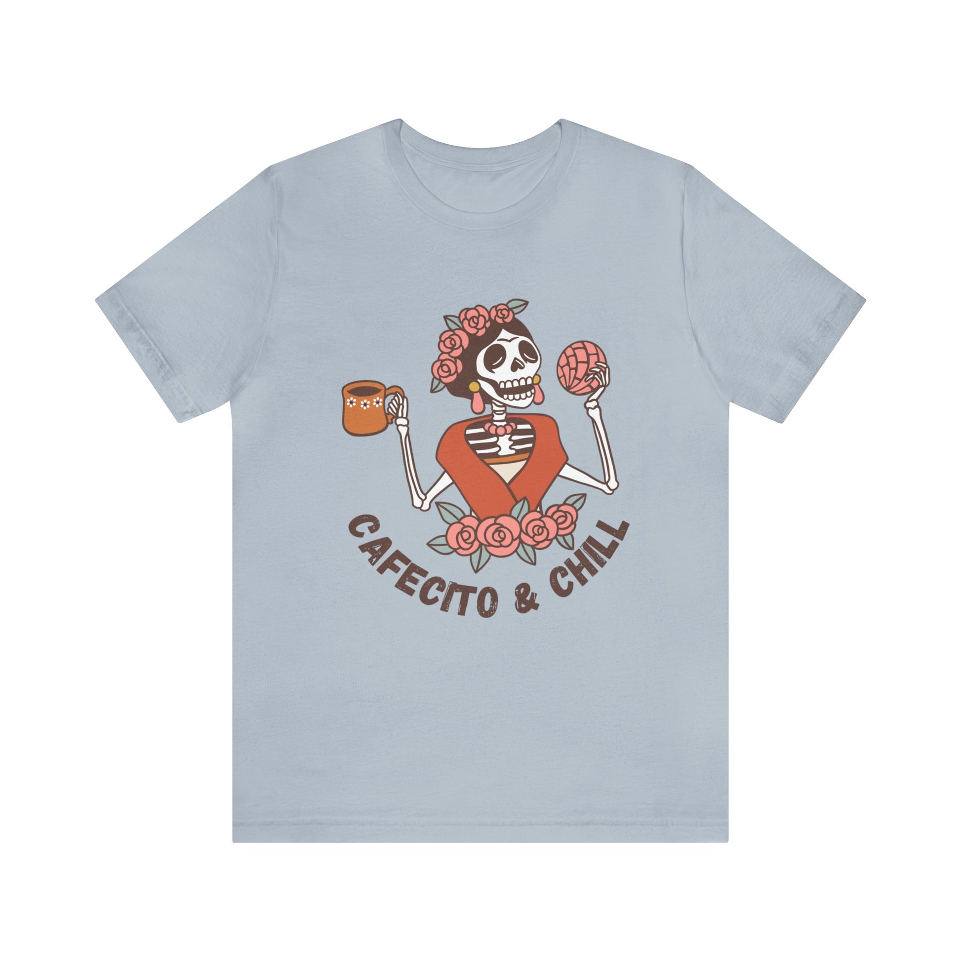 Cafecito & Chill Unisex Jersey Short Sleeve Tee - Bebe Buchi