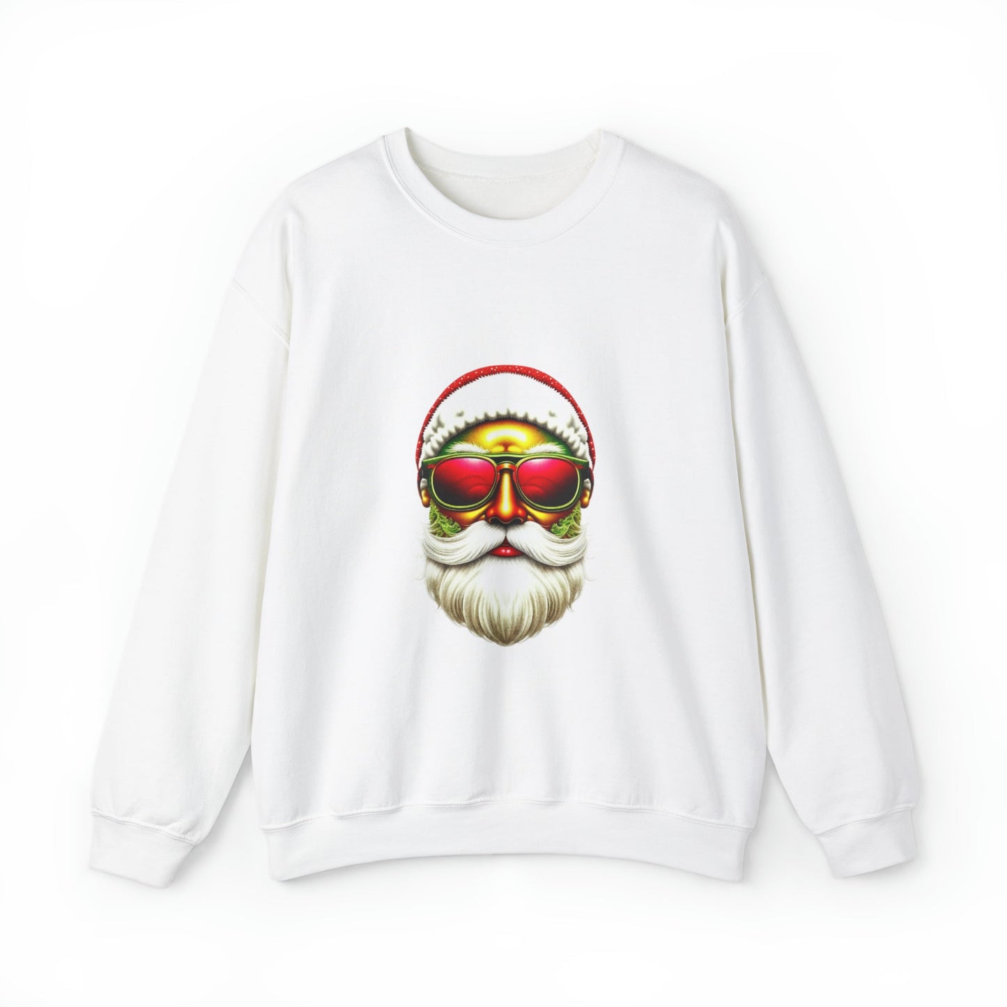 Cozy "I Love a Man in A Beard" Santa Sweatshirt, Gildan 18000 Retro Winter Hoodie, Merry Christmas Vibes, Santa Beard Shirt - Bebe Buchi