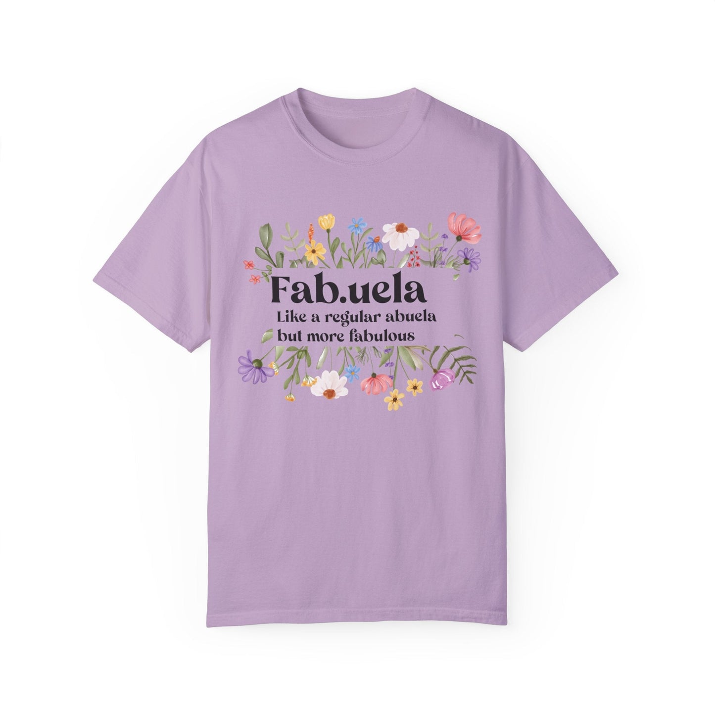 Fabuela Definition Tee - Spanish Grandma Shirt, Glamma Gift Baby Reveal Surprise for New Grandma Funny Abuela T-Shirt - Bebe Buchi