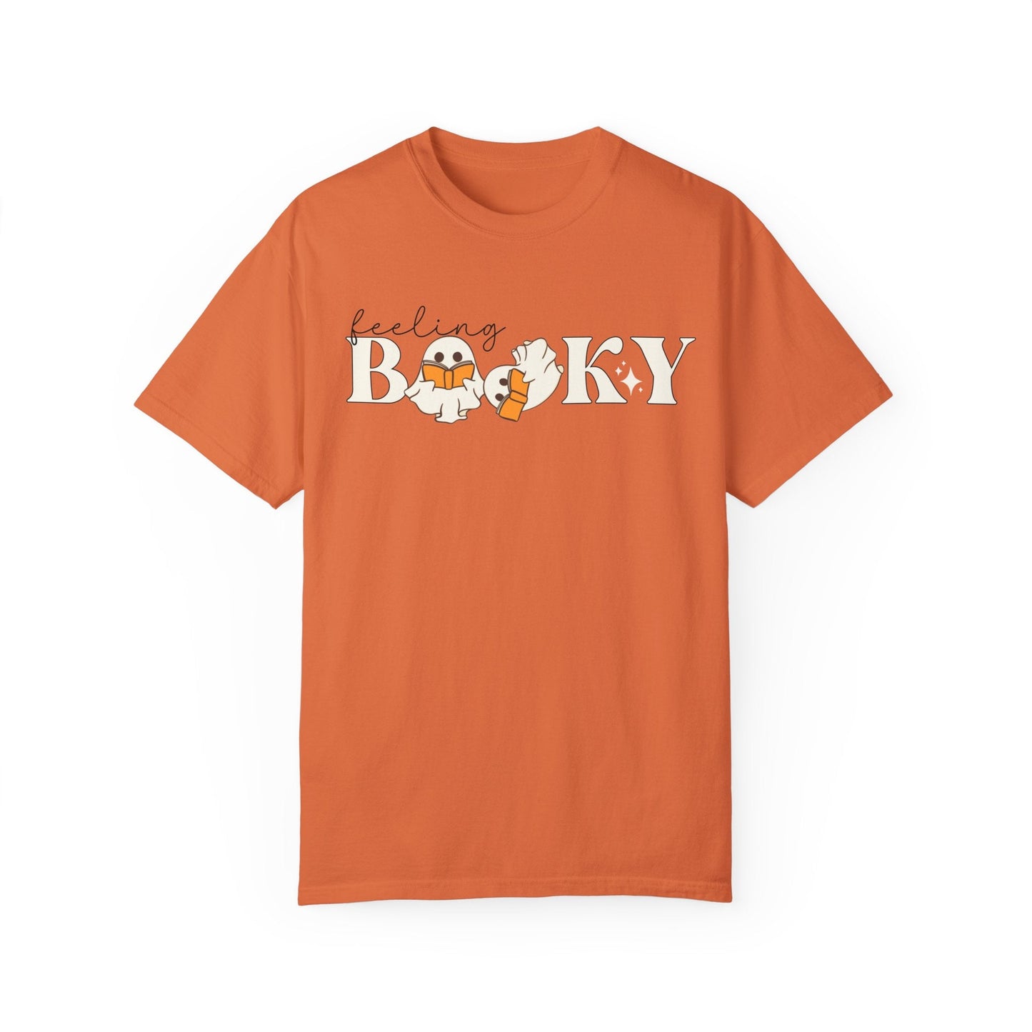 Feeling Booky Ghosts Reading Books Shirt, Books Lover Ghost Gift, Cute Little Ghost Shirt, Womens Halloween Shirt, Spooky Season Shirt Tee - Bebe Buchi