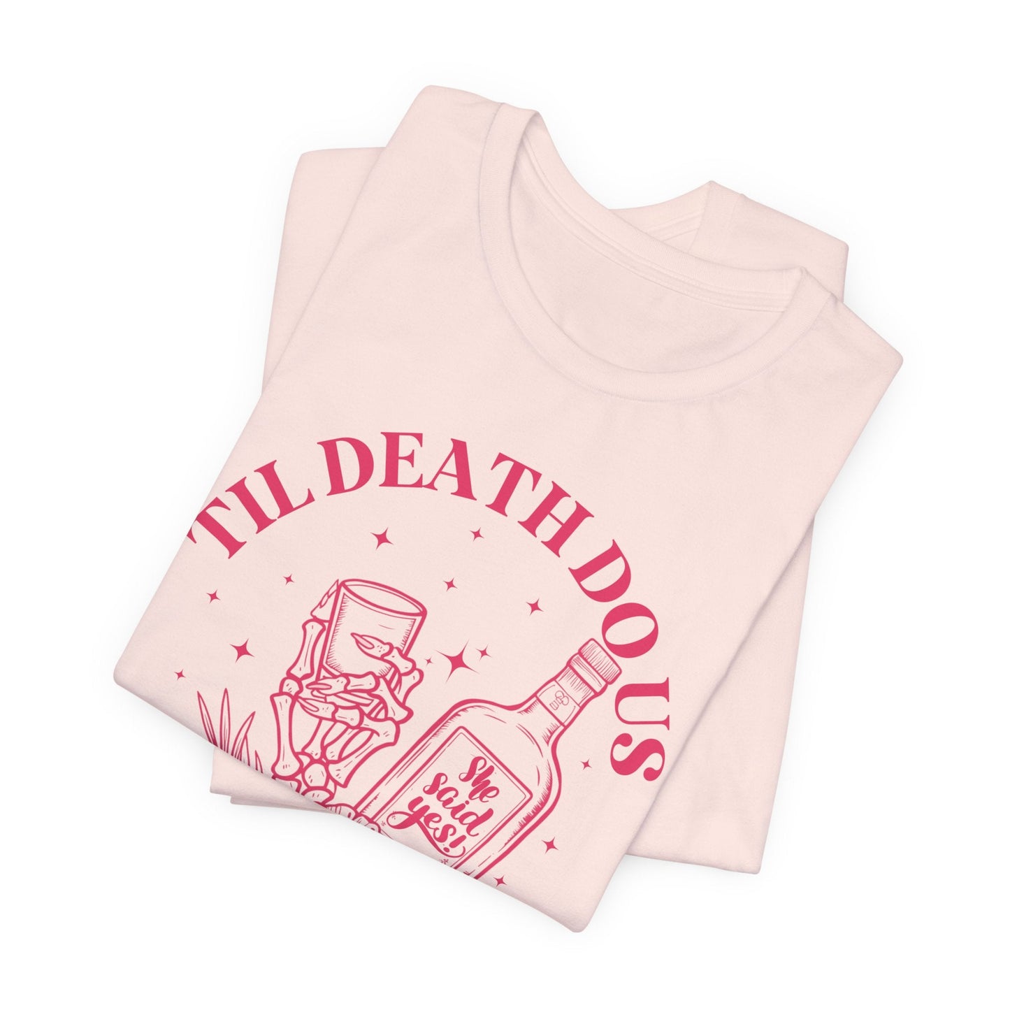 Funny Bachelorette Party Shirt, Bride Or Die Shirt, Til Death Do us Party, Bridal Party Outfit, Halloween Bachelorette Shirt, Skeleton Bride - Bebe Buchi