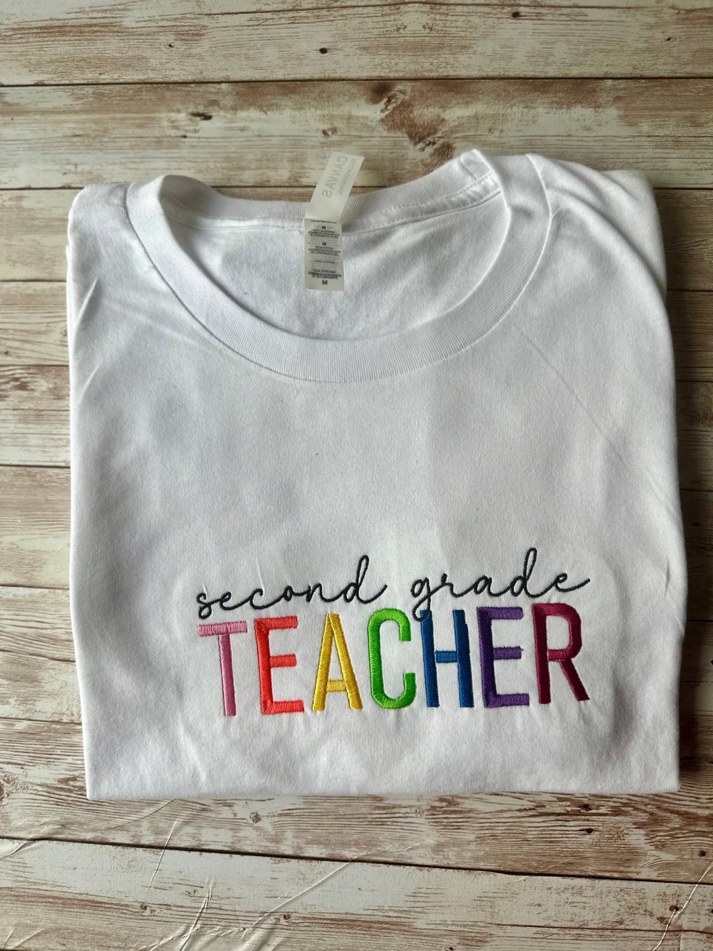 Grade Teacher Shirts Embroidered Gifts Kindergarten Sweatshirt - Bebe Buchi