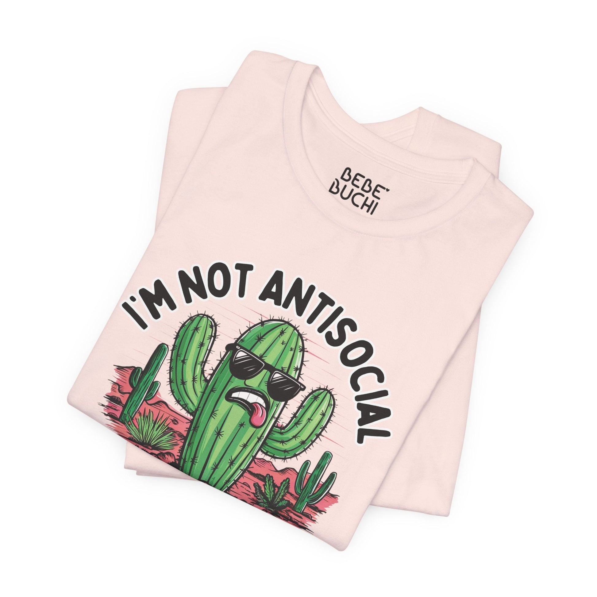 I'm Not Antisocial Funny T - Shirt Silly Meme Tee Mental Health Goofy Y2K Shirt Trendy Cartoon Vintage ADHD Funny Shirts - Bebe Buchi