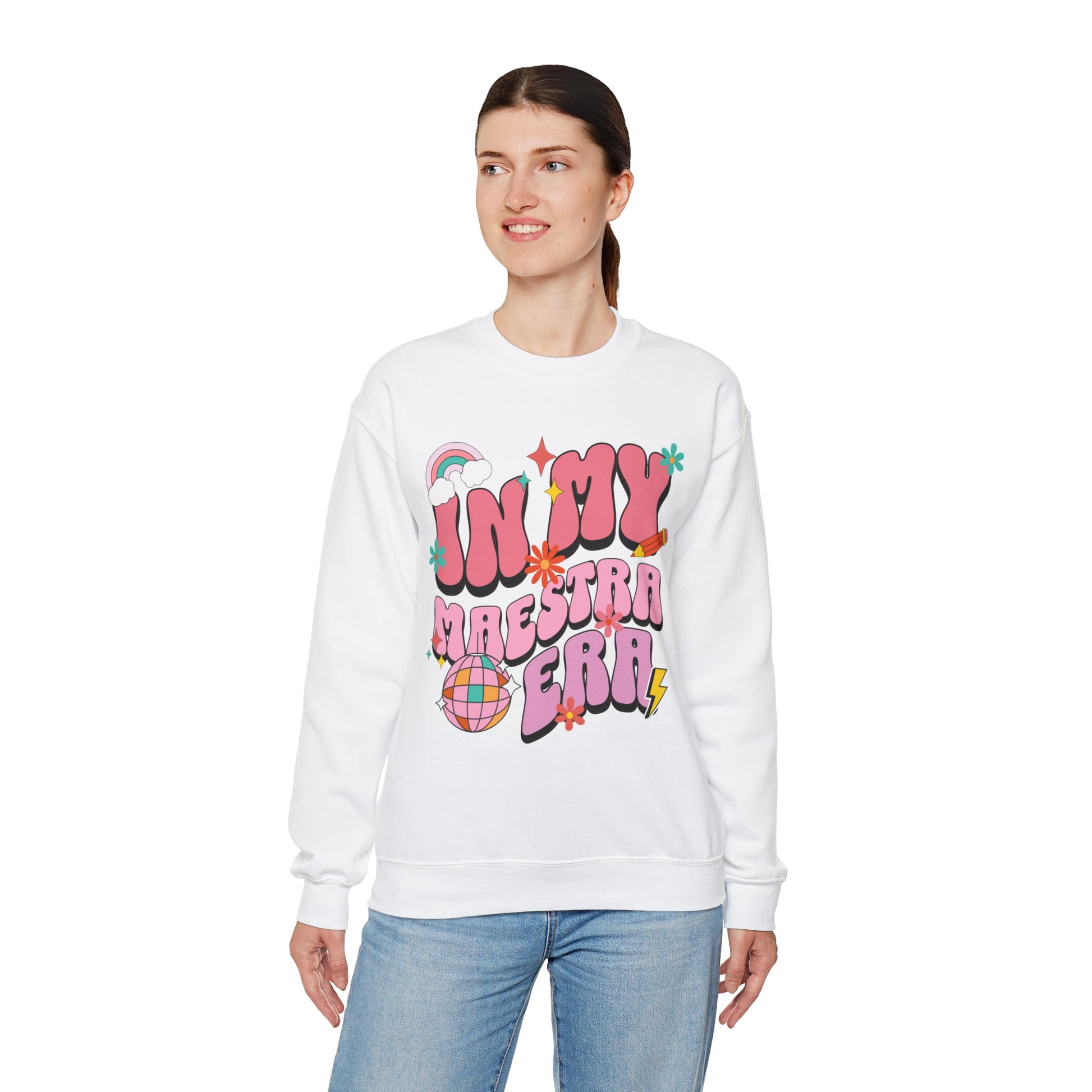 In My Maestra Era Sweatshirt, Teacher Era, Teacher Era Sweatshirt, Teacher Sweatshirt, Maestra Sweatshirt, Maestra, Maestra Espanol - Bebe Buchi