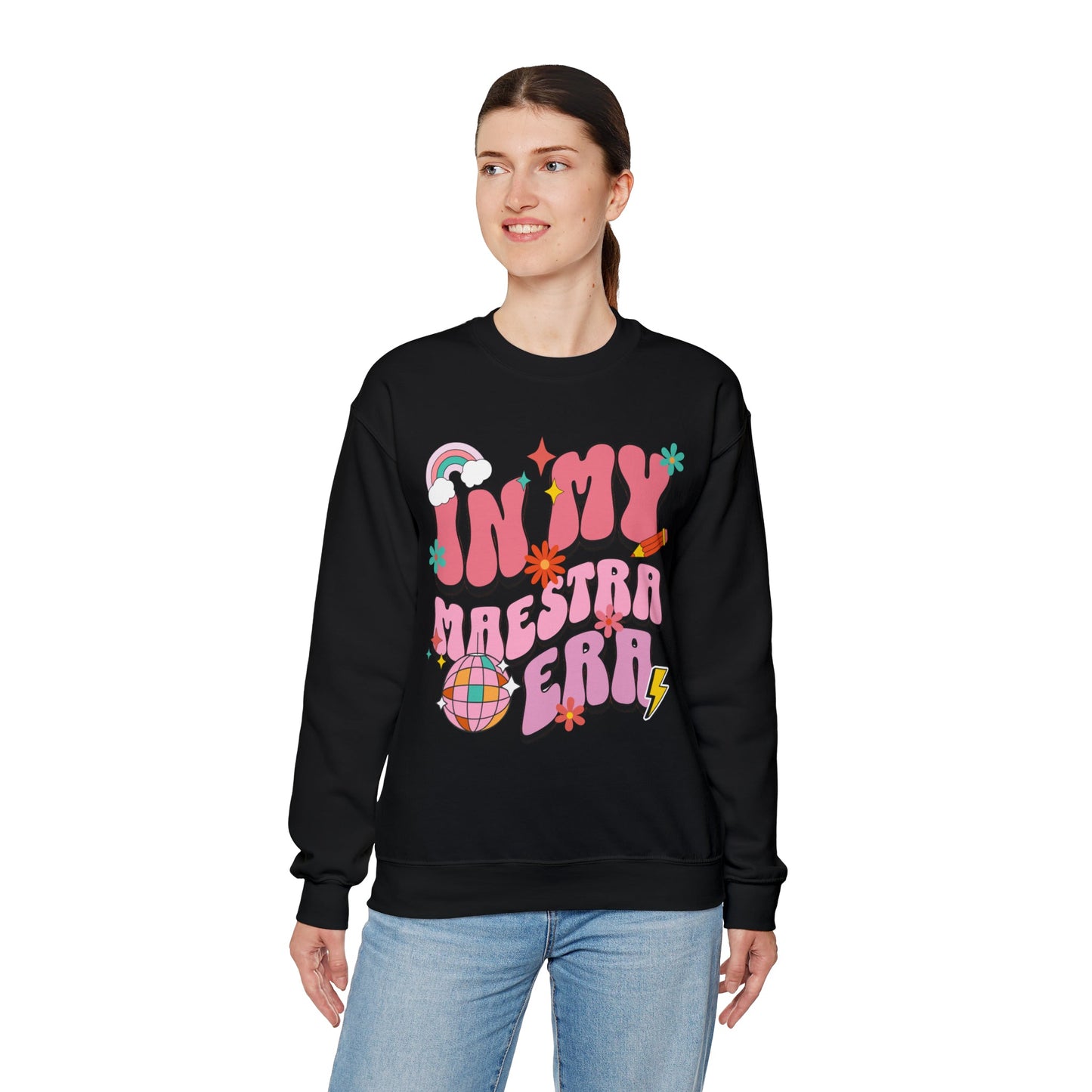 In My Maestra Era Sweatshirt, Teacher Era, Teacher Era Sweatshirt, Teacher Sweatshirt, Maestra Sweatshirt, Maestra, Maestra Espanol - Bebe Buchi