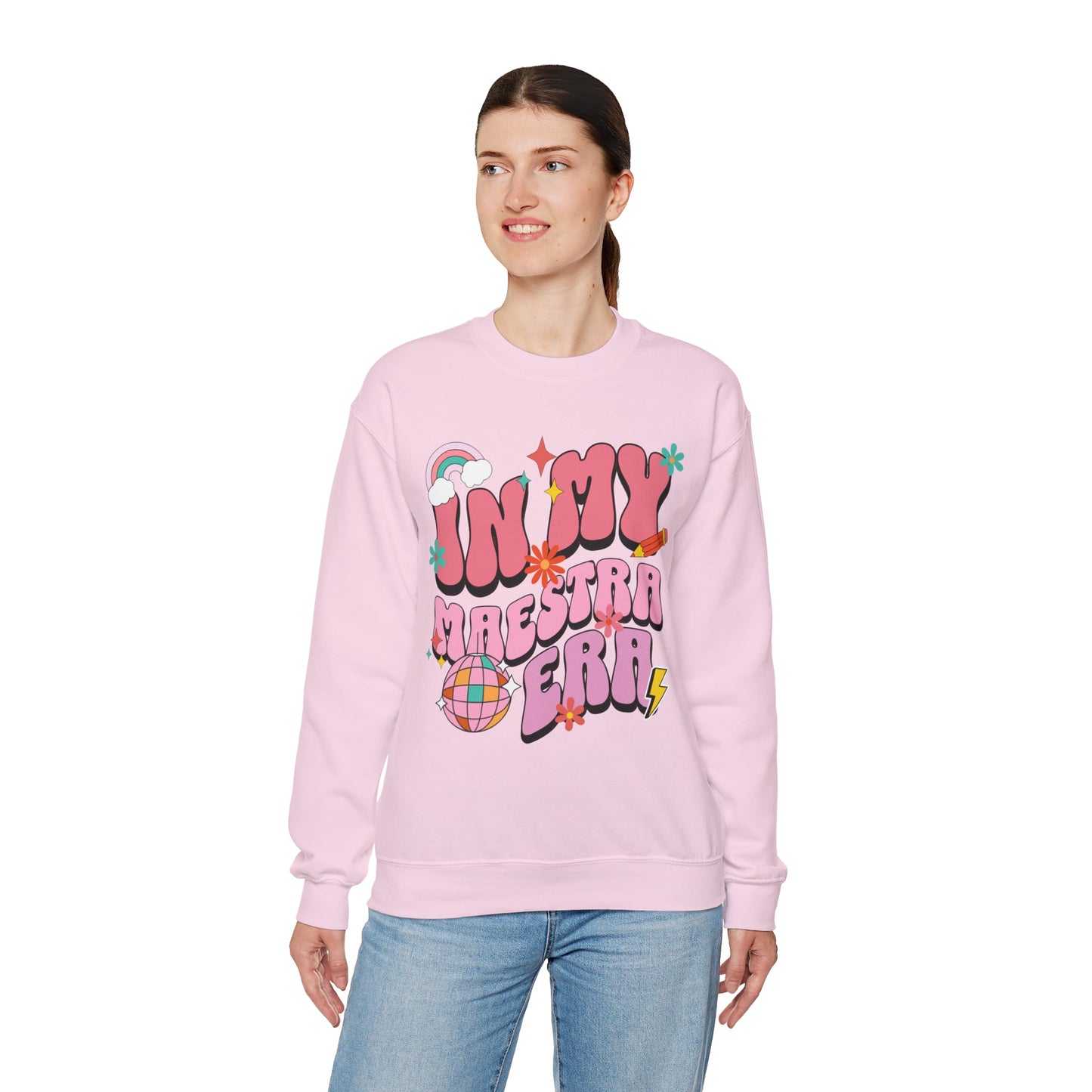 In My Maestra Era Sweatshirt, Teacher Era, Teacher Era Sweatshirt, Teacher Sweatshirt, Maestra Sweatshirt, Maestra, Maestra Espanol - Bebe Buchi