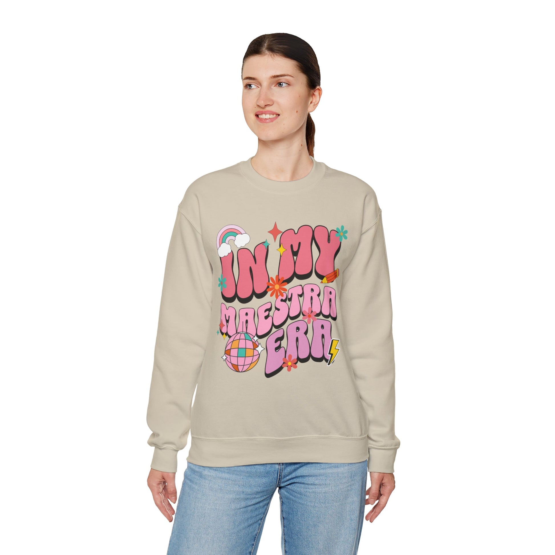 In My Maestra Era Sweatshirt, Teacher Era, Teacher Era Sweatshirt, Teacher Sweatshirt, Maestra Sweatshirt, Maestra, Maestra Espanol - Bebe Buchi