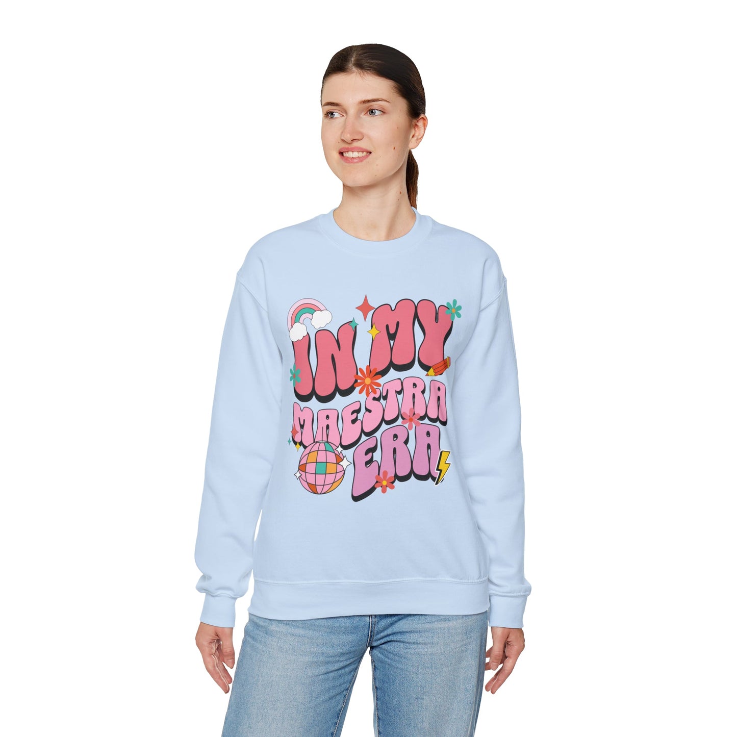 In My Maestra Era Sweatshirt, Teacher Era, Teacher Era Sweatshirt, Teacher Sweatshirt, Maestra Sweatshirt, Maestra, Maestra Espanol - Bebe Buchi