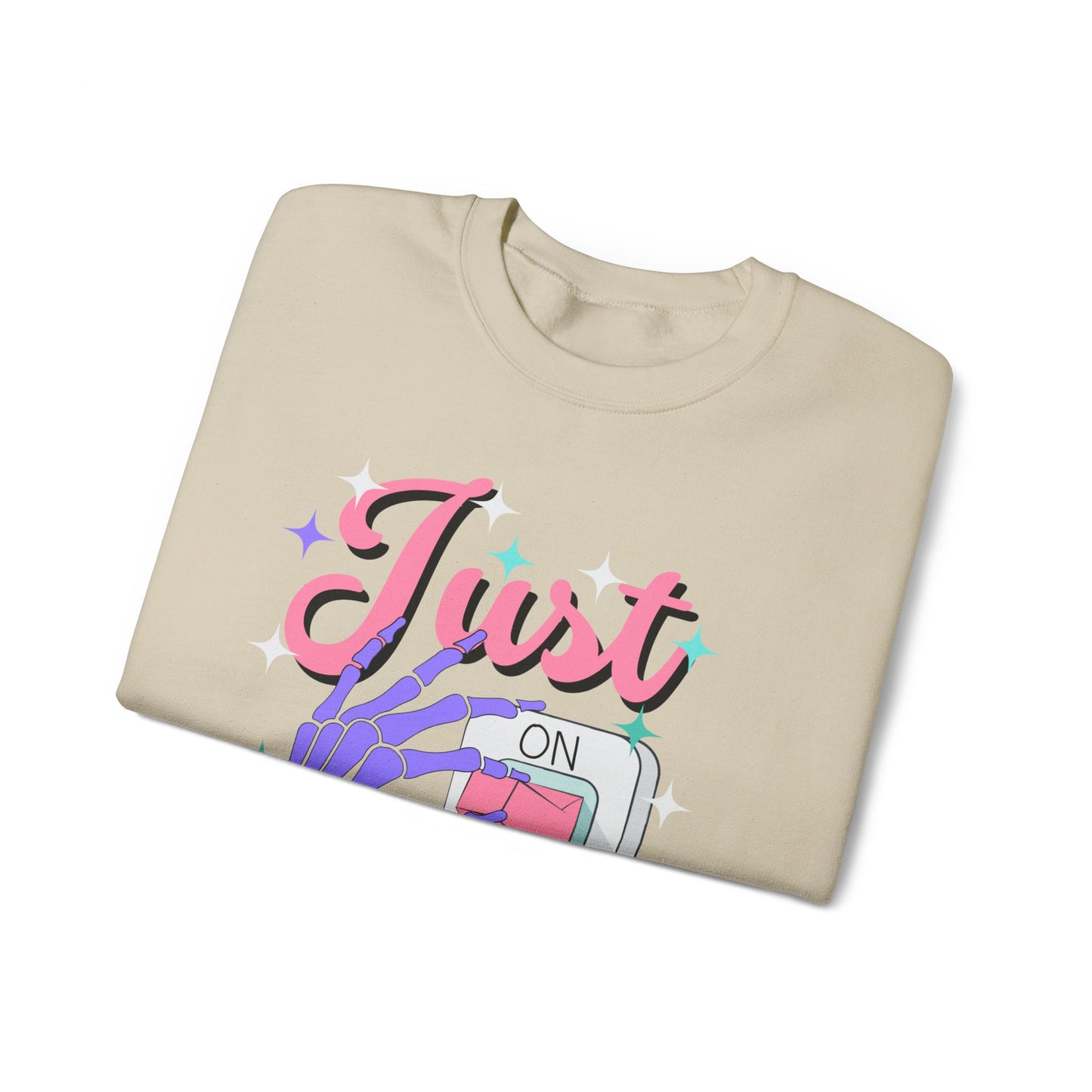 Just Breathe Unisex Heavy Blend™ Crewneck Sweatshirt - Bebe Buchi