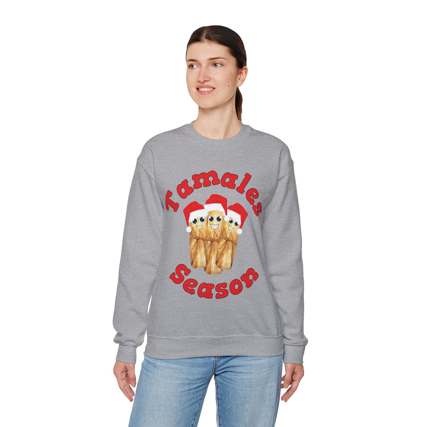 Kawaii Tamales Season Sweatshirt - Festive Holiday Apparel - Bebe Buchi