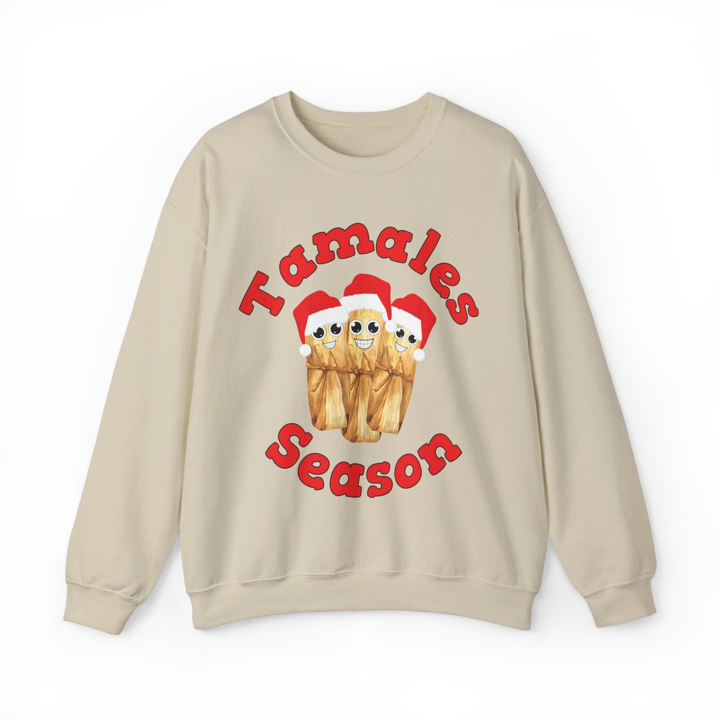 Kawaii Tamales Season Sweatshirt - Festive Holiday Apparel - Bebe Buchi