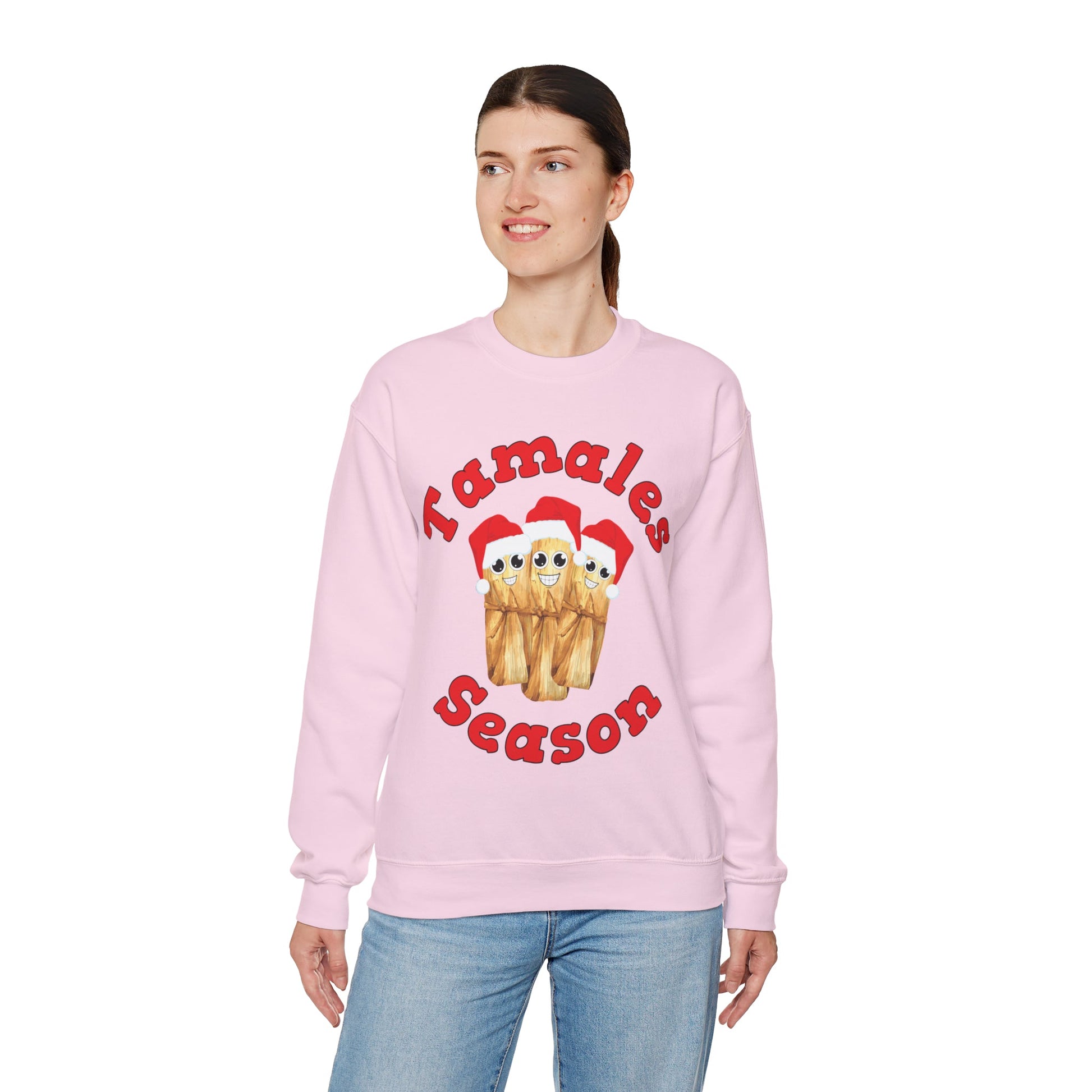 Kawaii Tamales Season Sweatshirt - Festive Holiday Apparel - Bebe Buchi