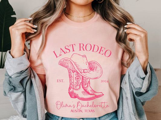 Last Rodeo Bachelorette Shirt Western - Bebe Buchi