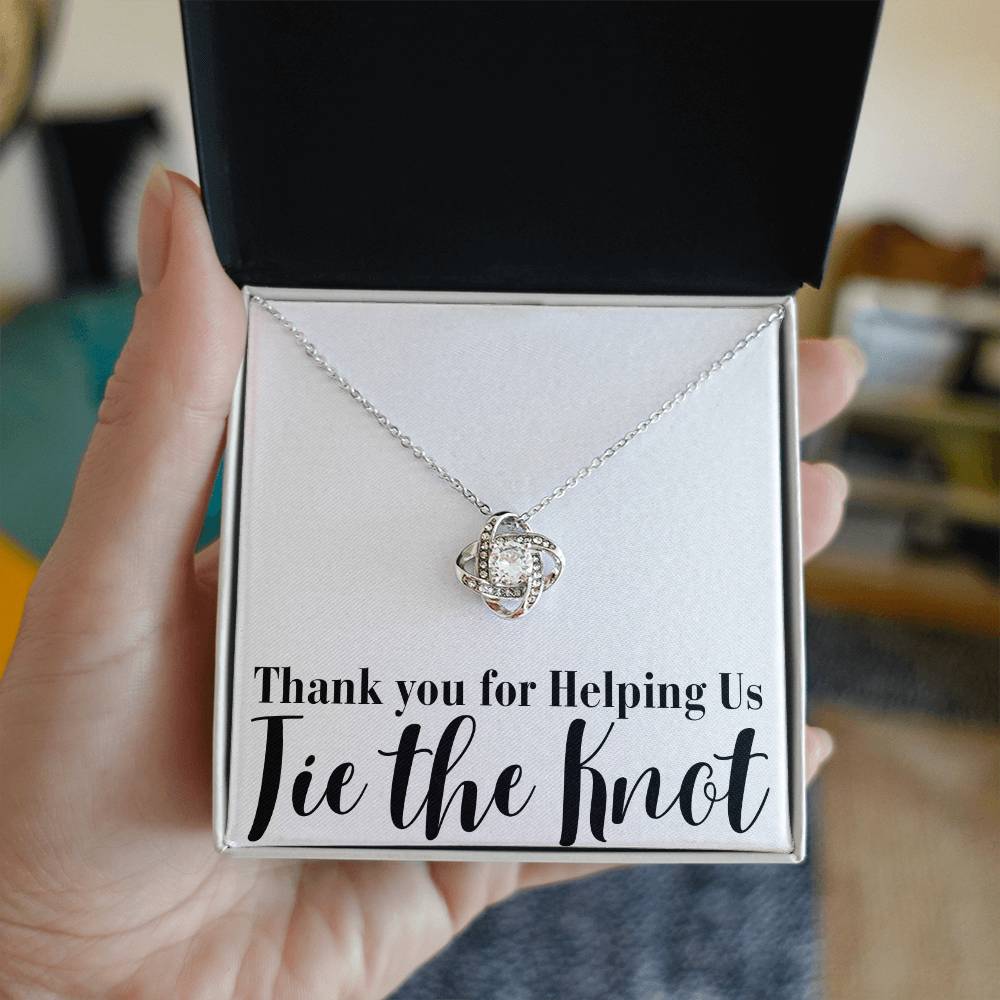 Love Knot Bridesmaid Necklace Gift - Bebe Buchi