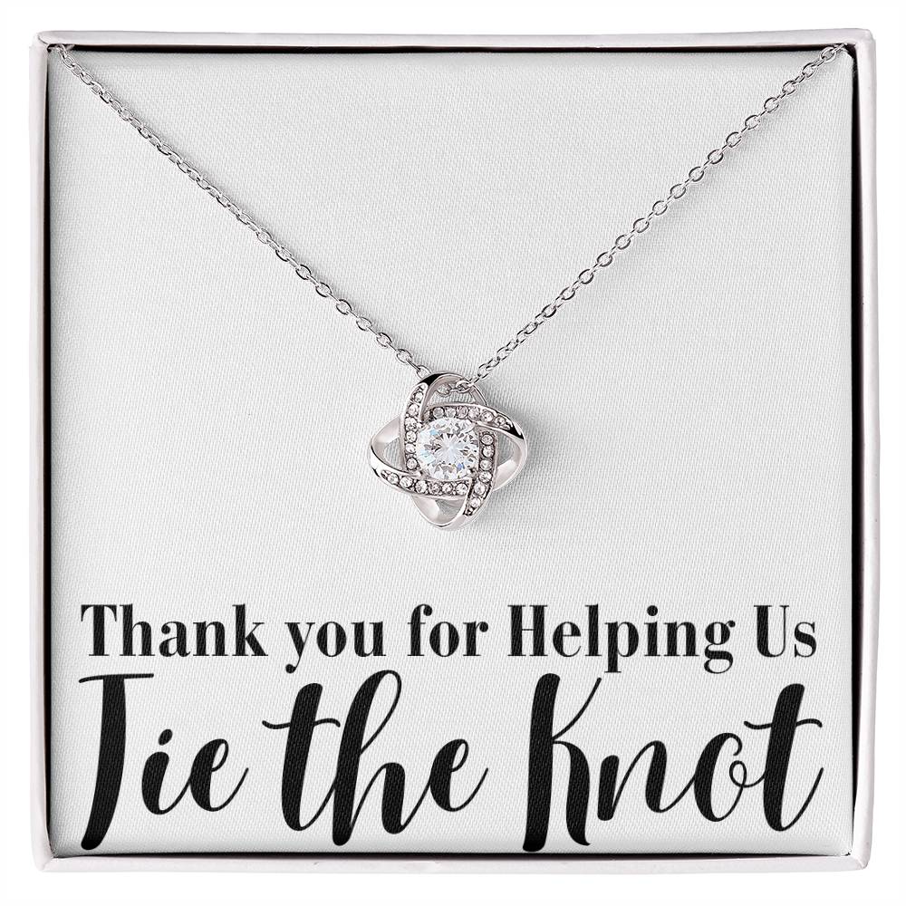 Love Knot Bridesmaid Necklace Gift - Bebe Buchi