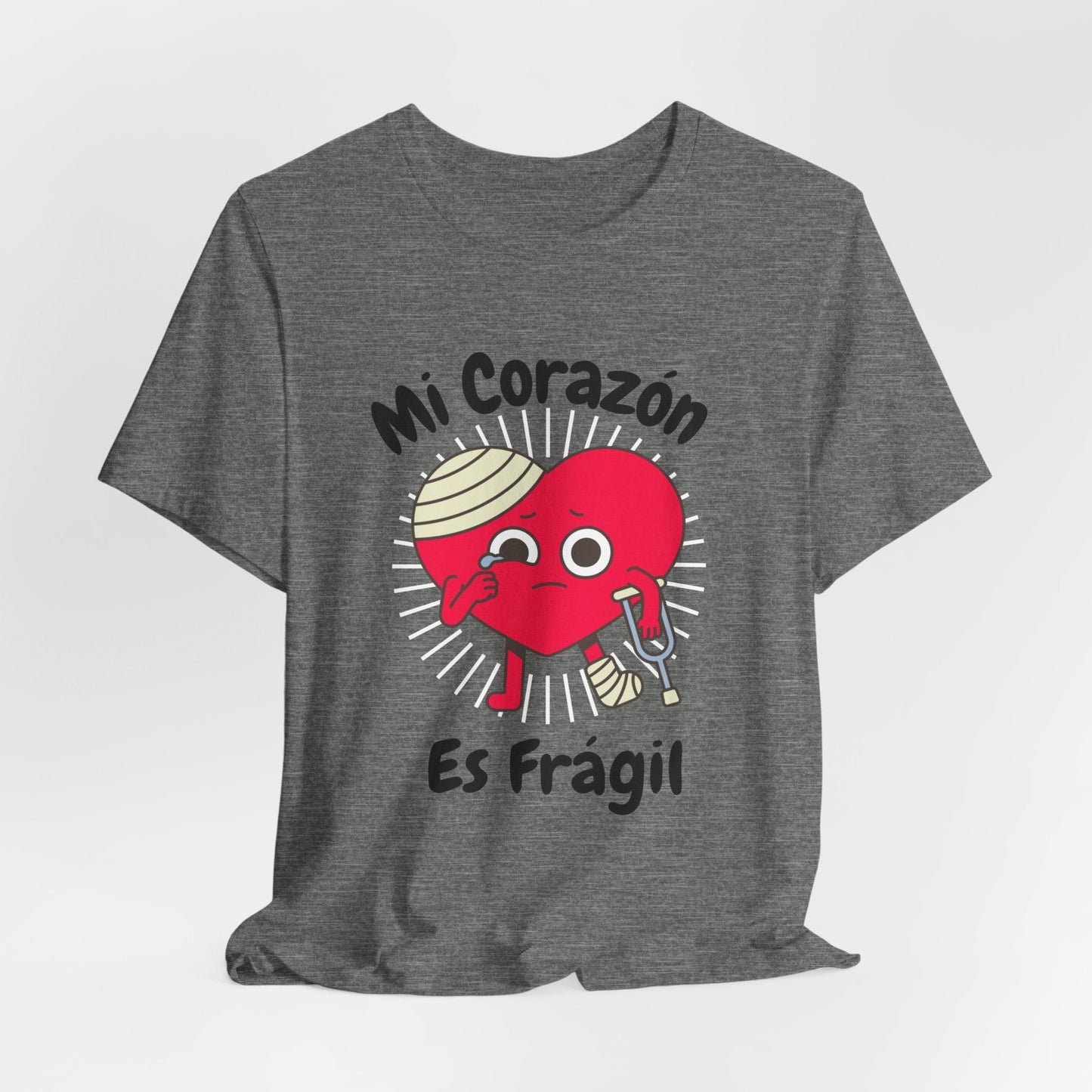 Mi Corazon es Fragil... Unisex Jersey Short Sleeve Tee - Bebe Buchi