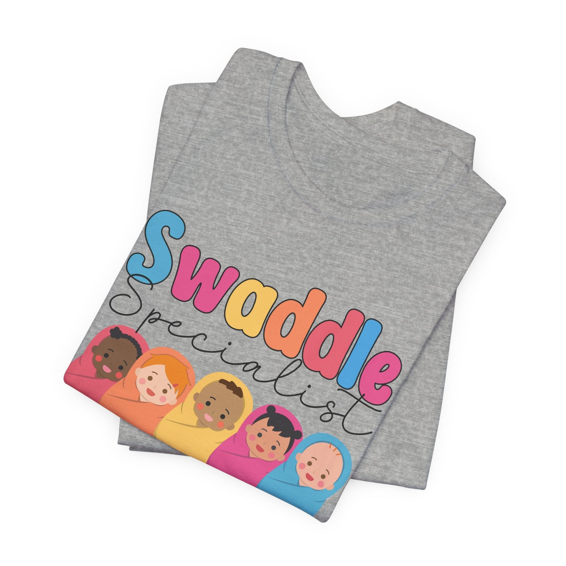 Nurse Shirt Sweatshirt Swaddle Specialist NICU Labor & Delivery Postpartum and Funny Designs Celebrate Motherhood with Style and Humor - Bebe Buchi