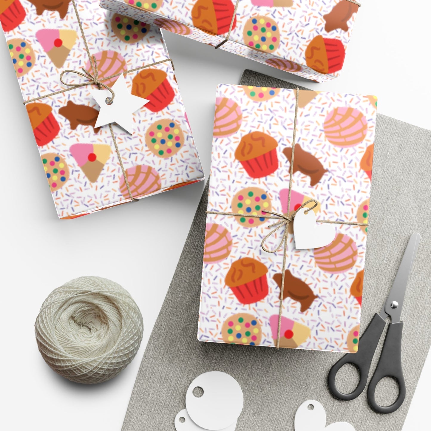 Pan Dulce Concha Gift Wrap Papers, Wrapping Paper - Bebe Buchi