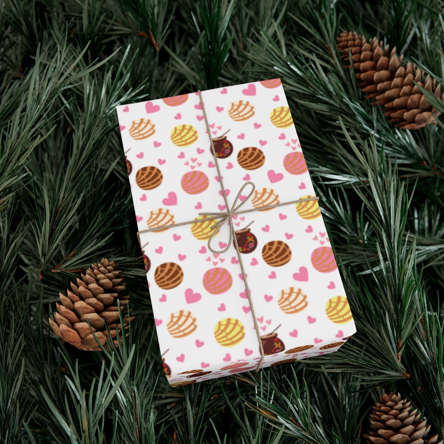 Pan Dulce Concha Gift Wrap Papers, Wrapping Paper - Bebe Buchi