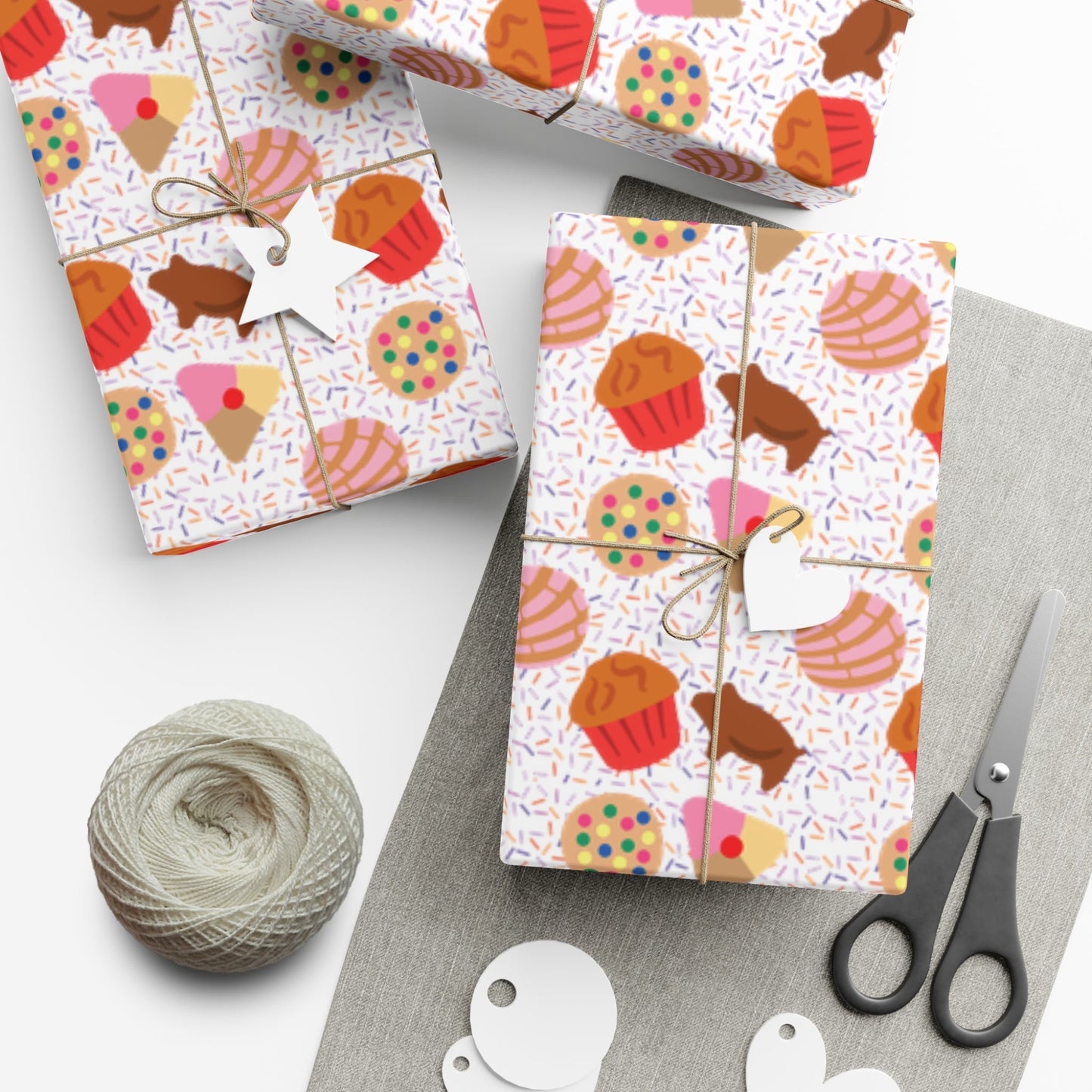 Pan Dulce Concha Gift Wrap Papers, Wrapping Paper - Bebe Buchi