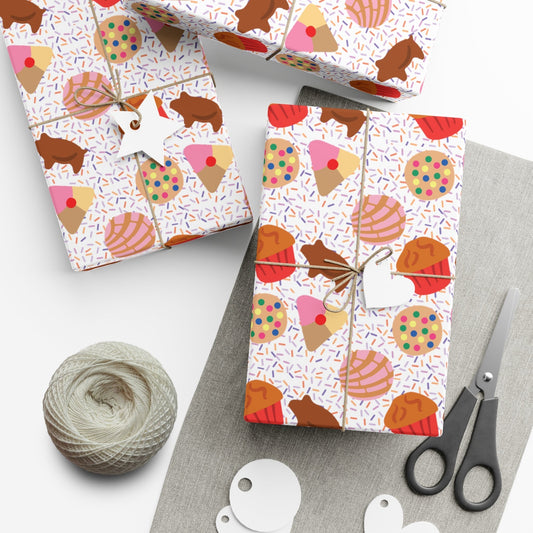 Pan Dulce Concha Gift Wrap Papers, Wrapping Paper - Bebe Buchi