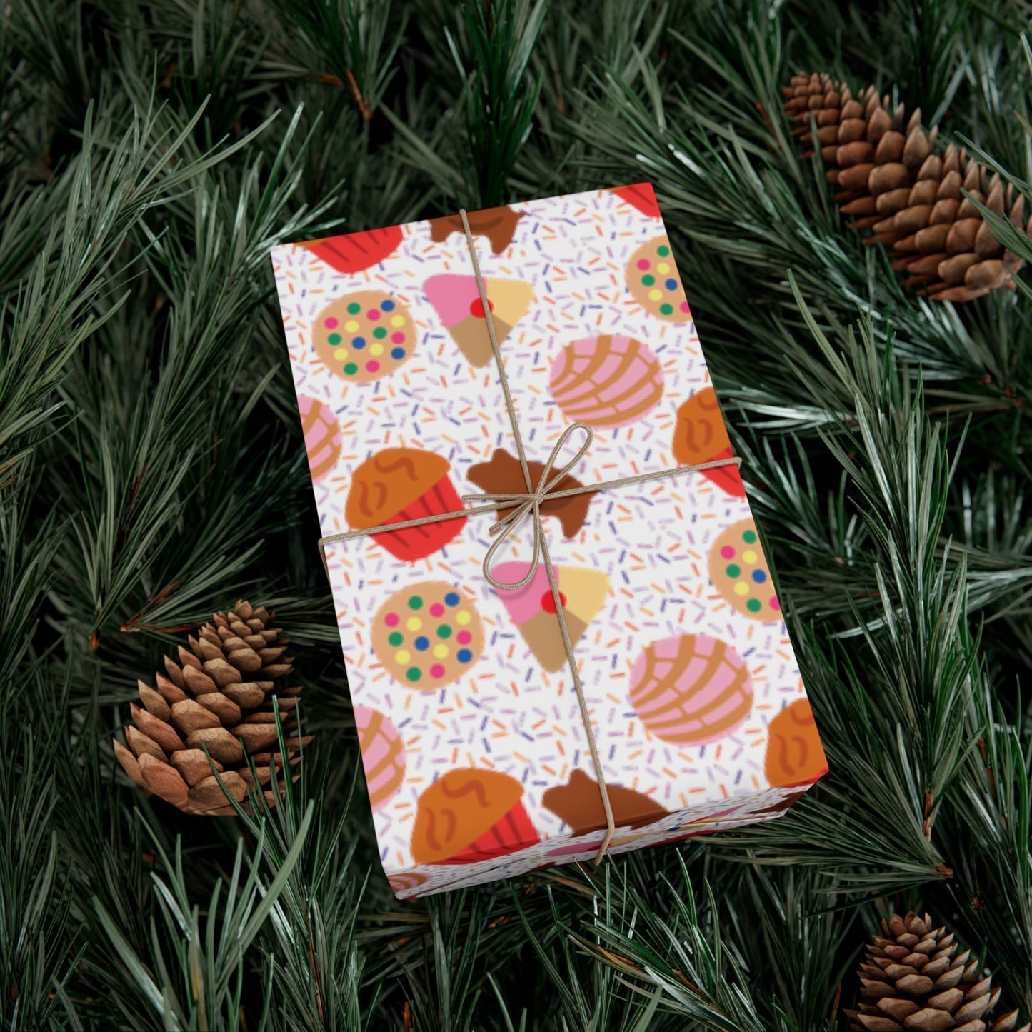 Pan Dulce Concha Gift Wrap Papers, Wrapping Paper - Bebe Buchi