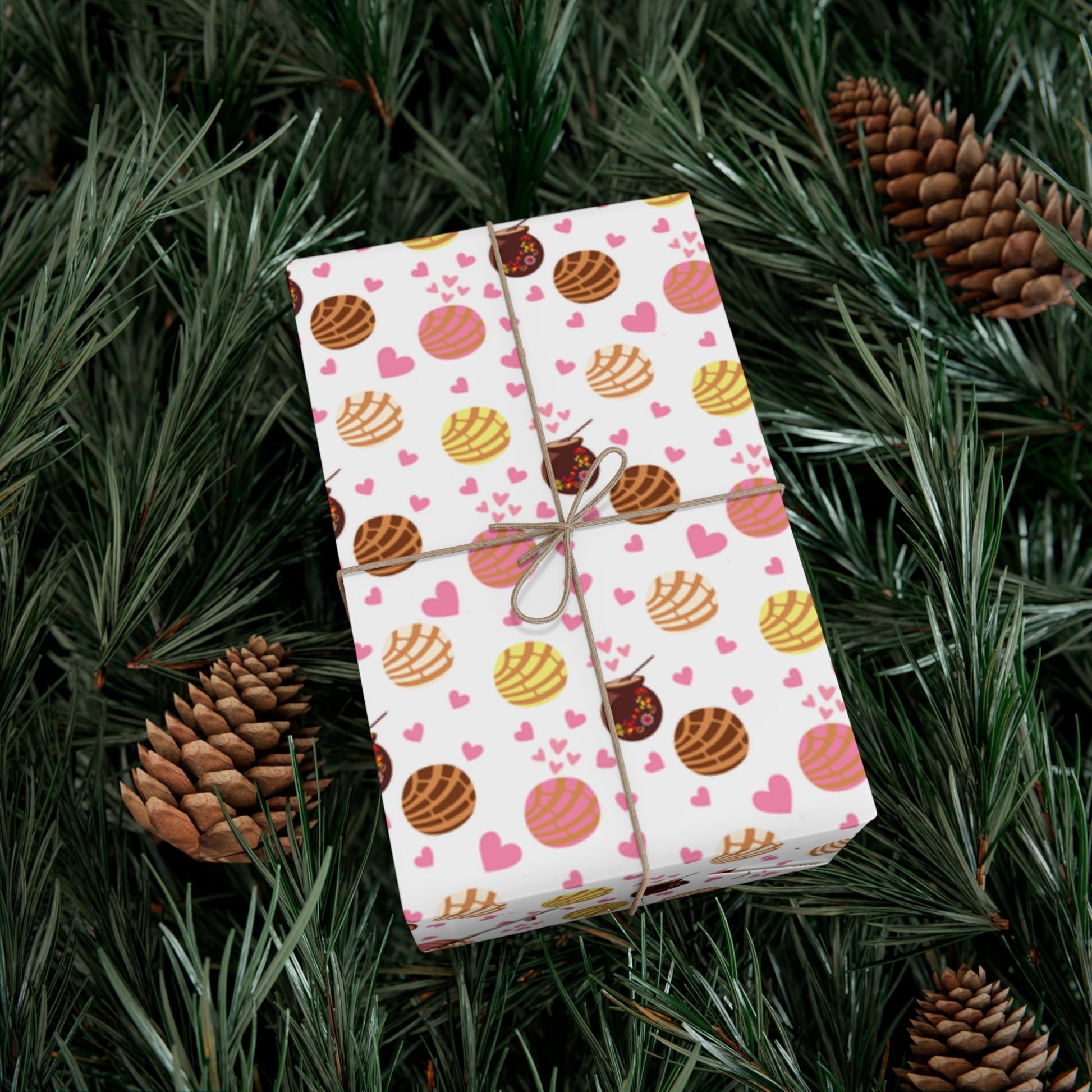 Pan Dulce Concha Gift Wrap Papers, Wrapping Paper - Bebe Buchi