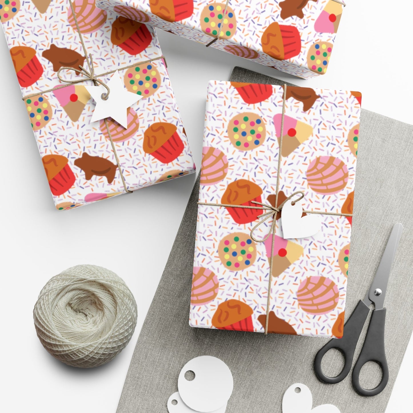 Pan Dulce Concha Gift Wrap Papers, Wrapping Paper - Bebe Buchi